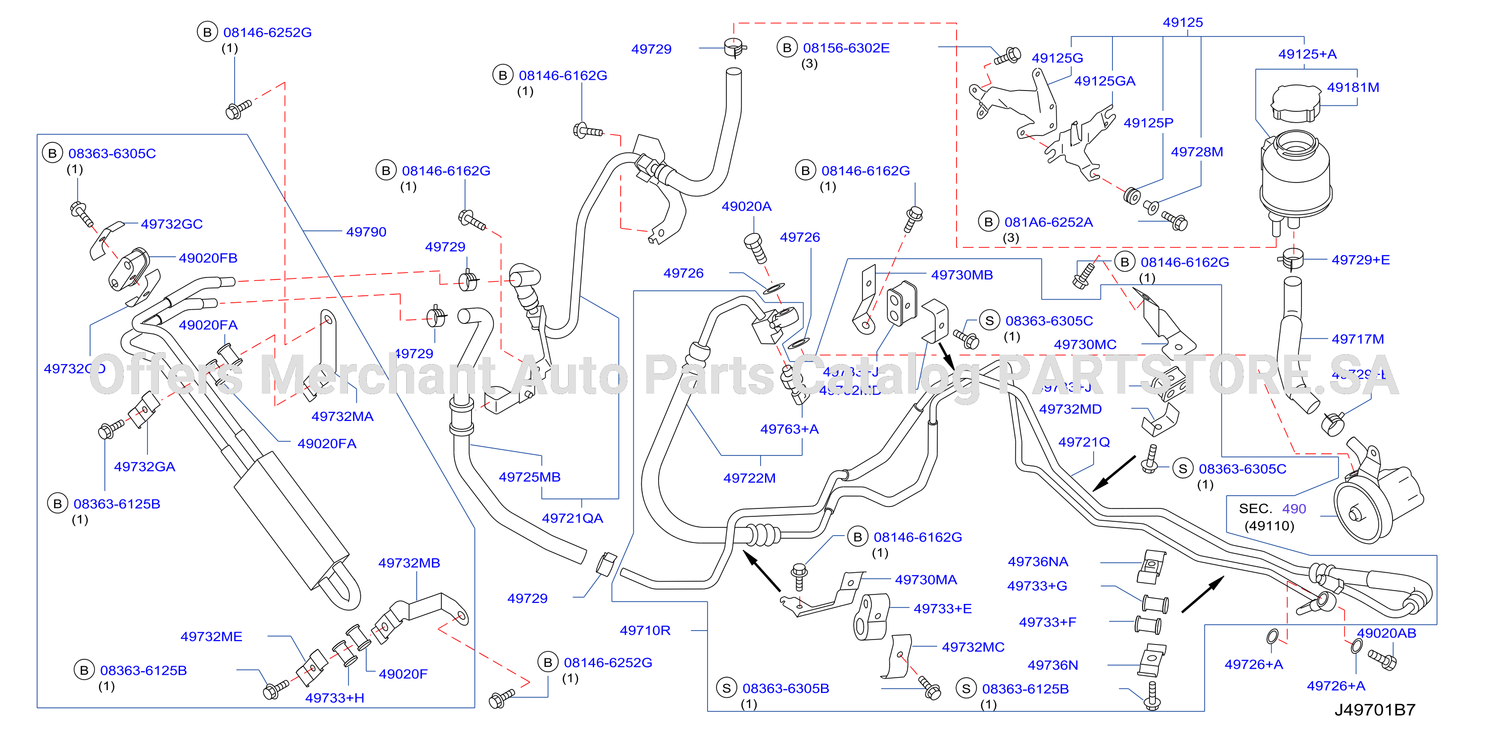 Power Steering Piping