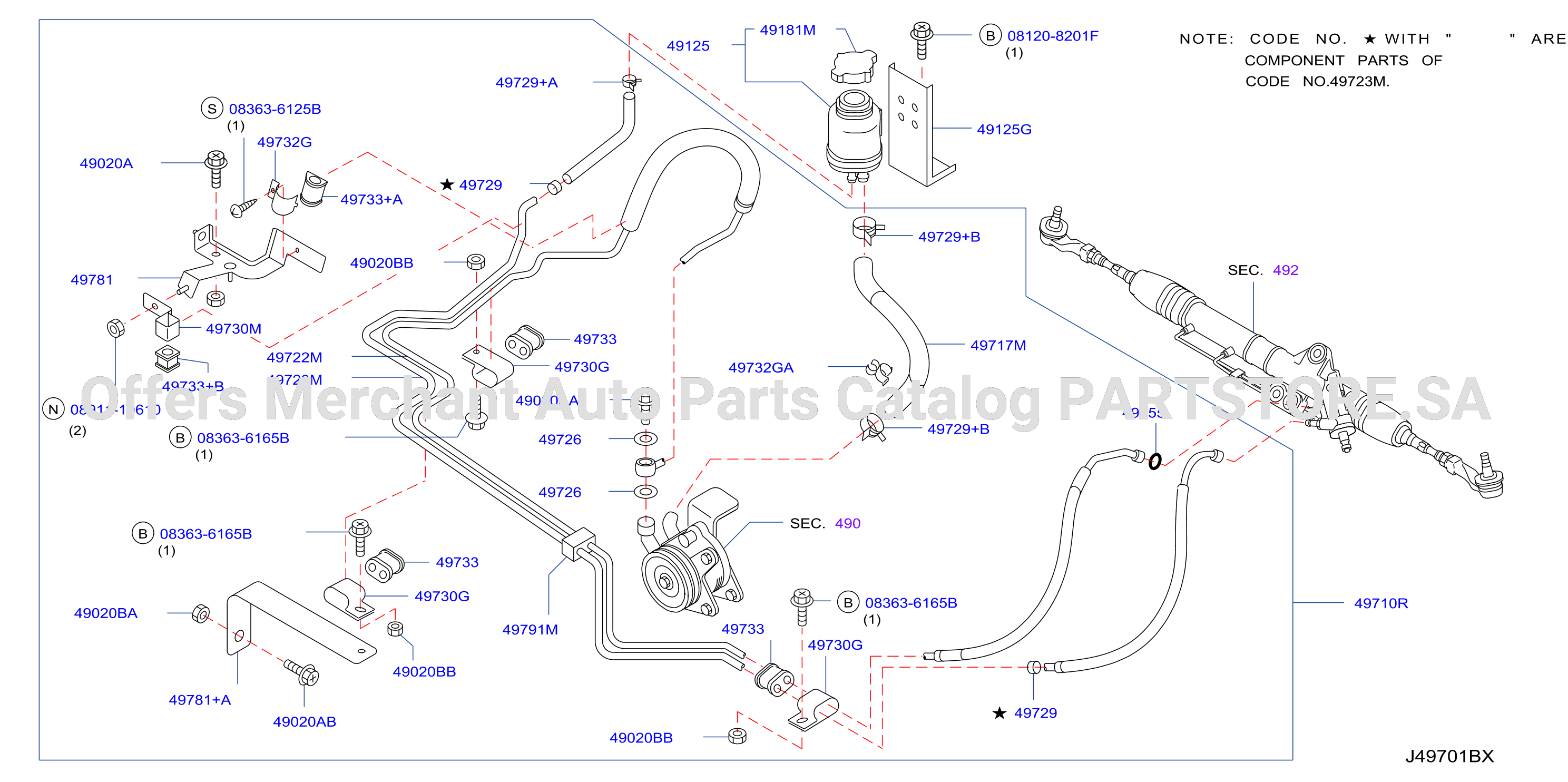 Power Steering Piping
