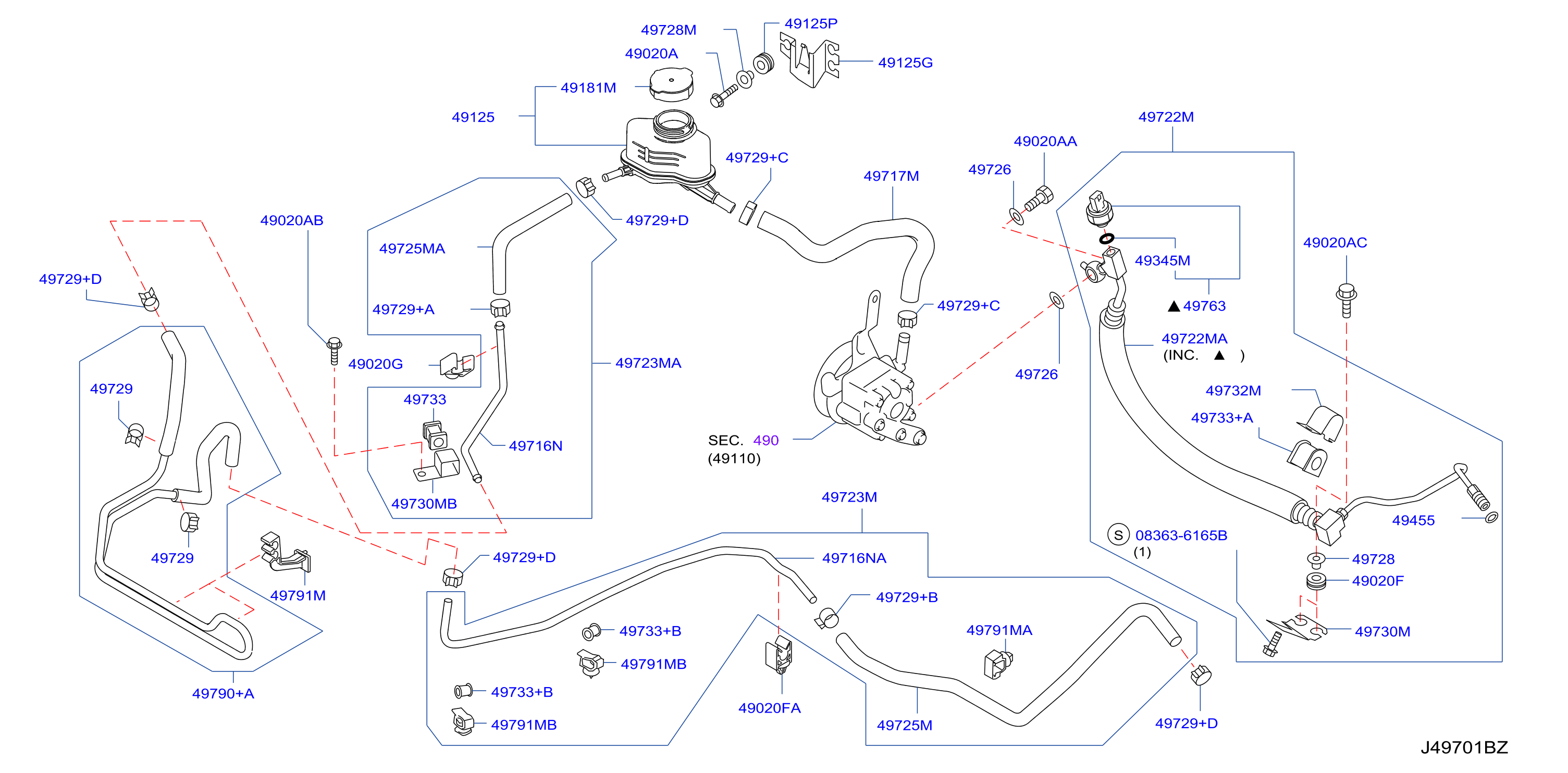 Power Steering Piping