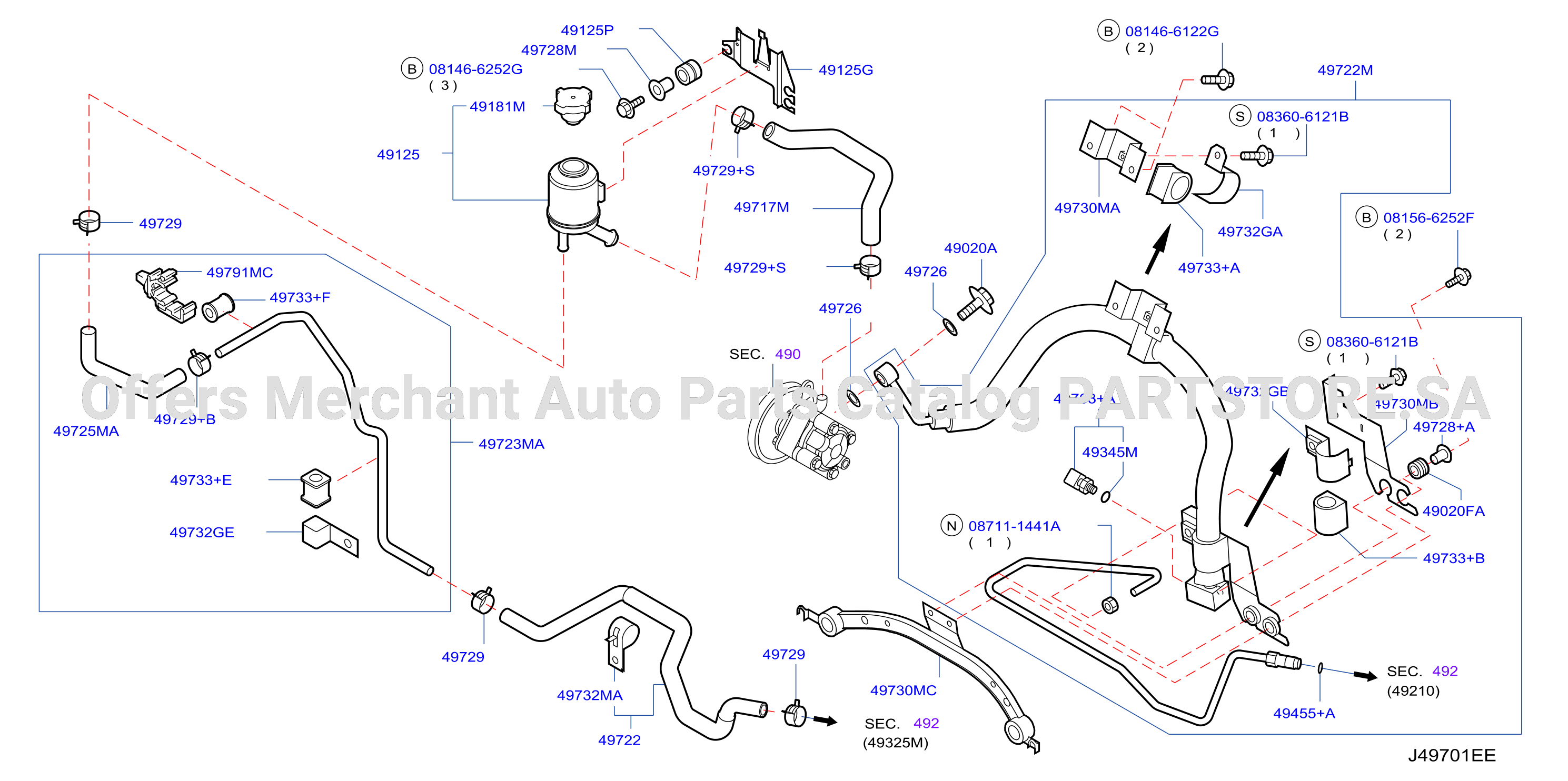 Power Steering Piping