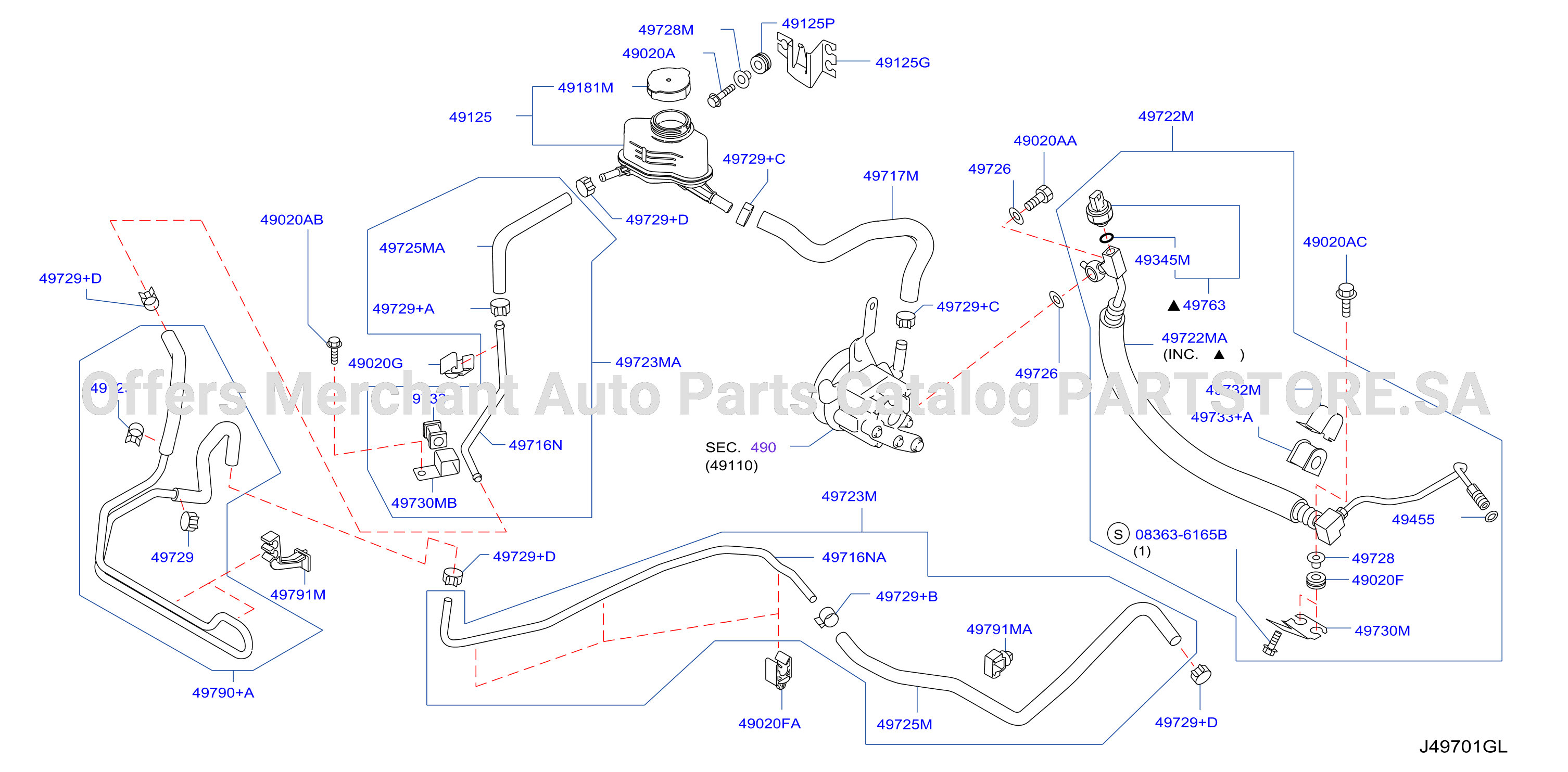 Power Steering Piping