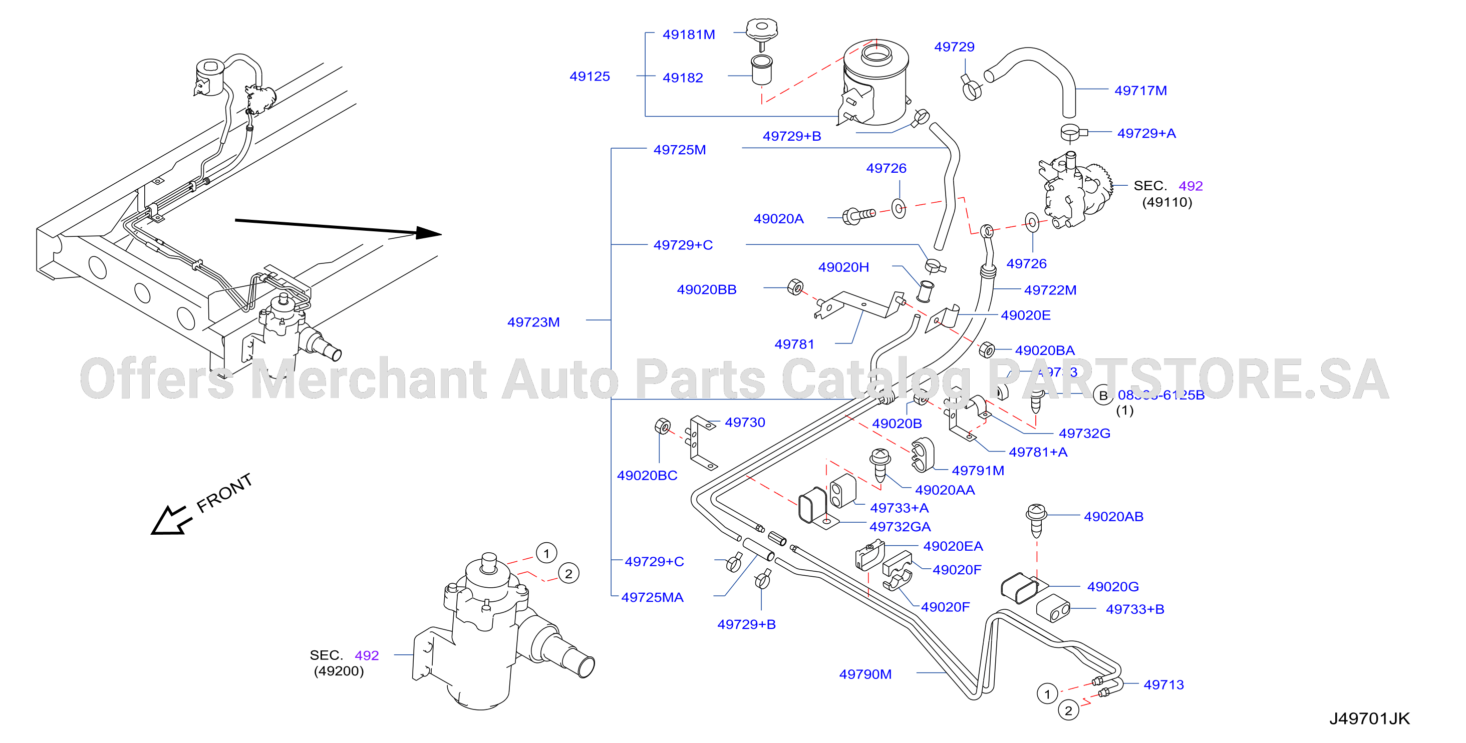 Power Steering Piping