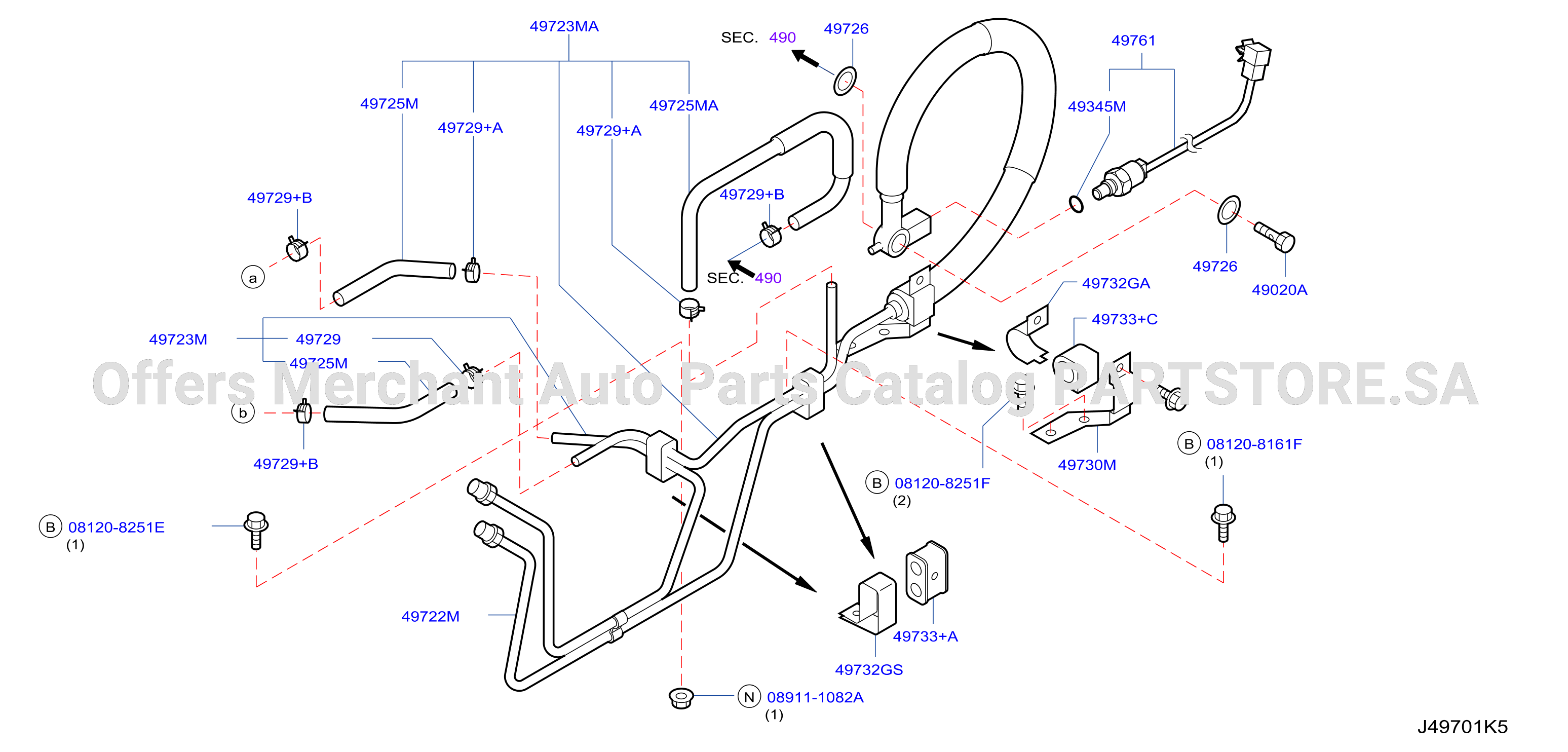 Power Steering Piping Piping