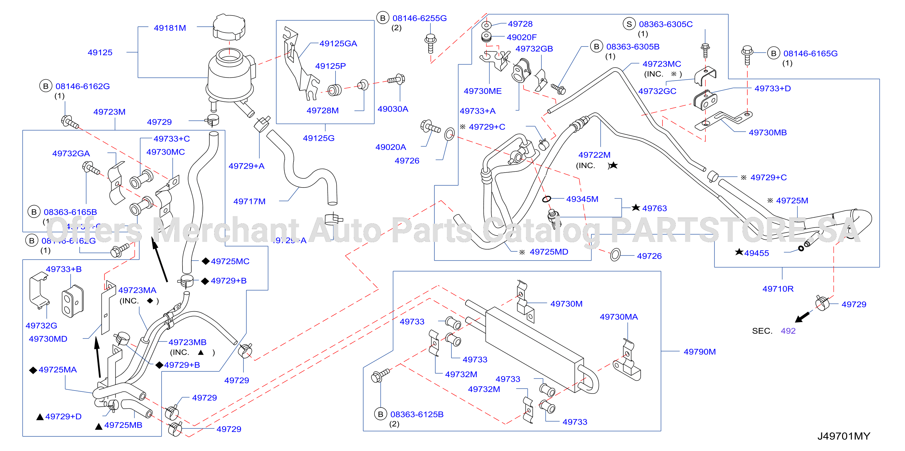 Power Steering Piping