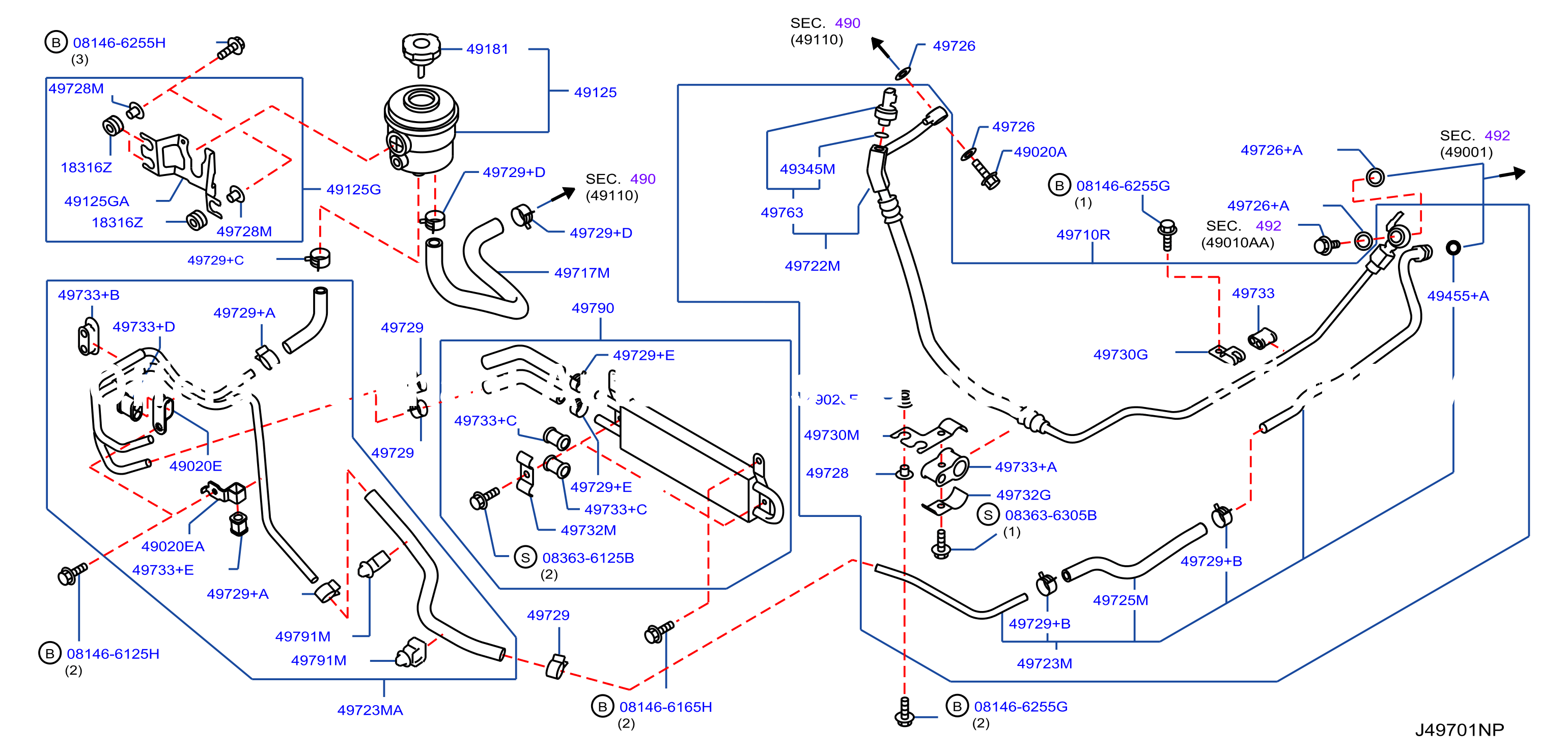 Power Steering Piping