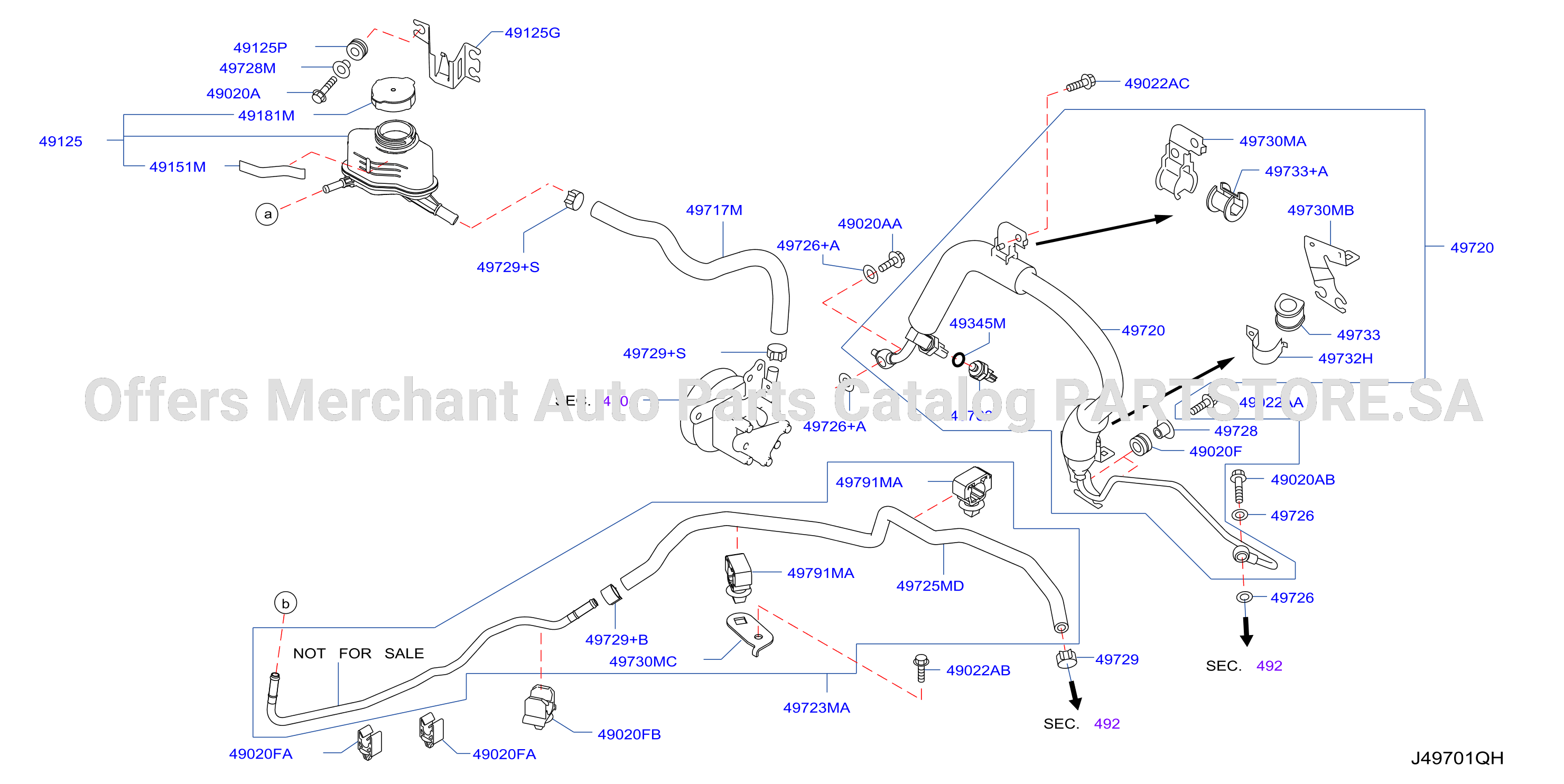 Power Steering Piping Pressure For Mex