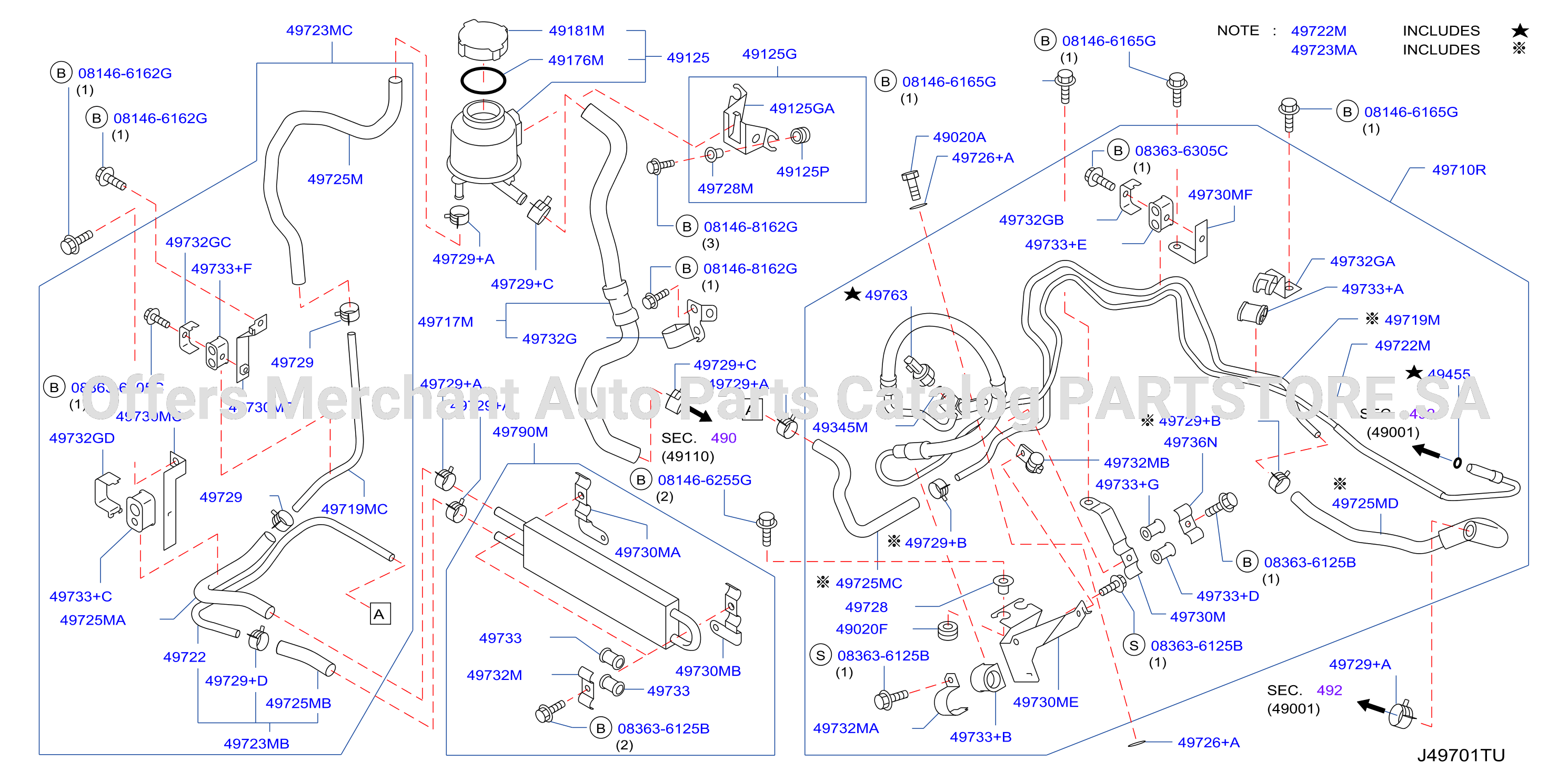 Power Steering Piping