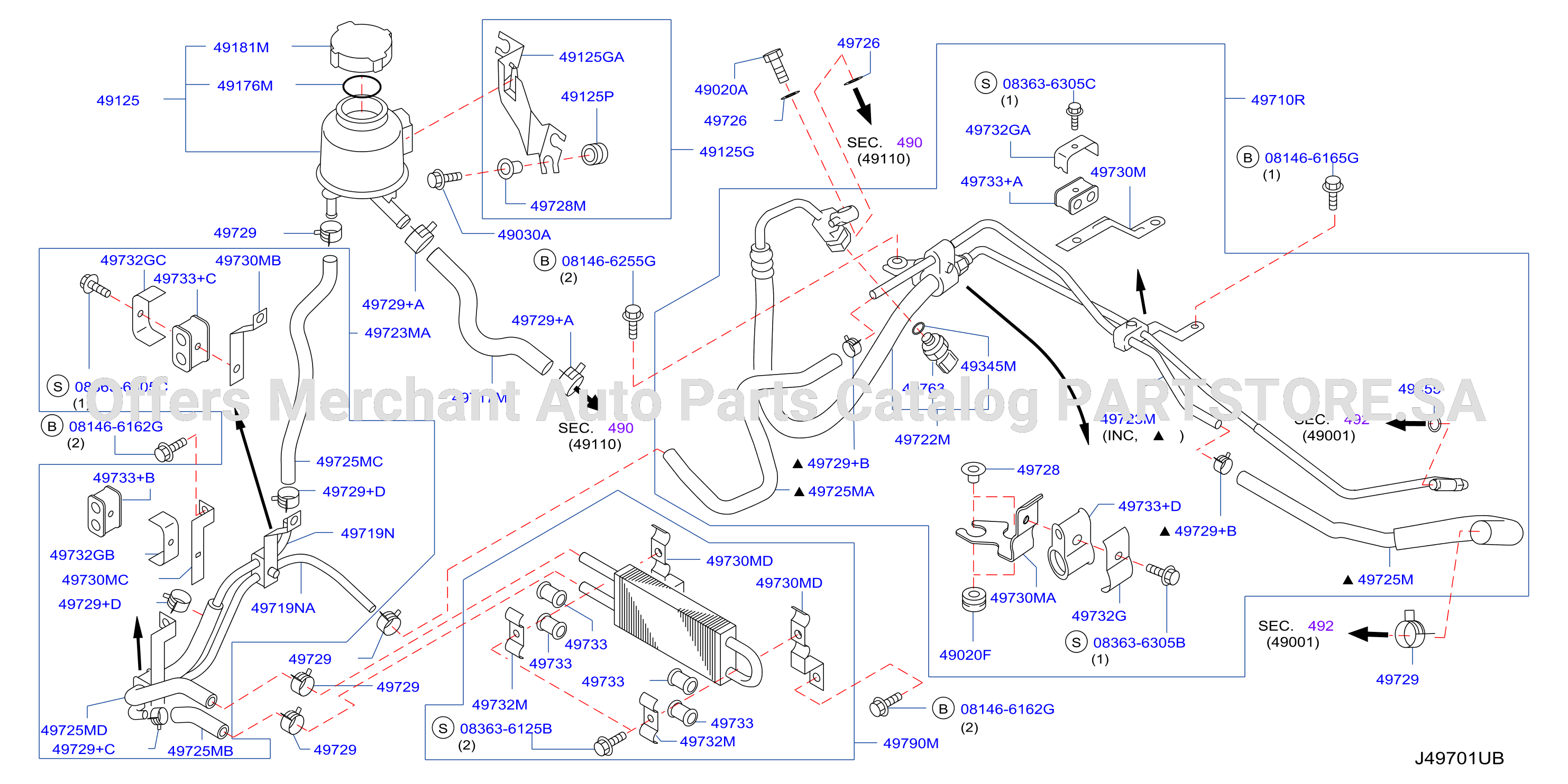 Power Steering Piping