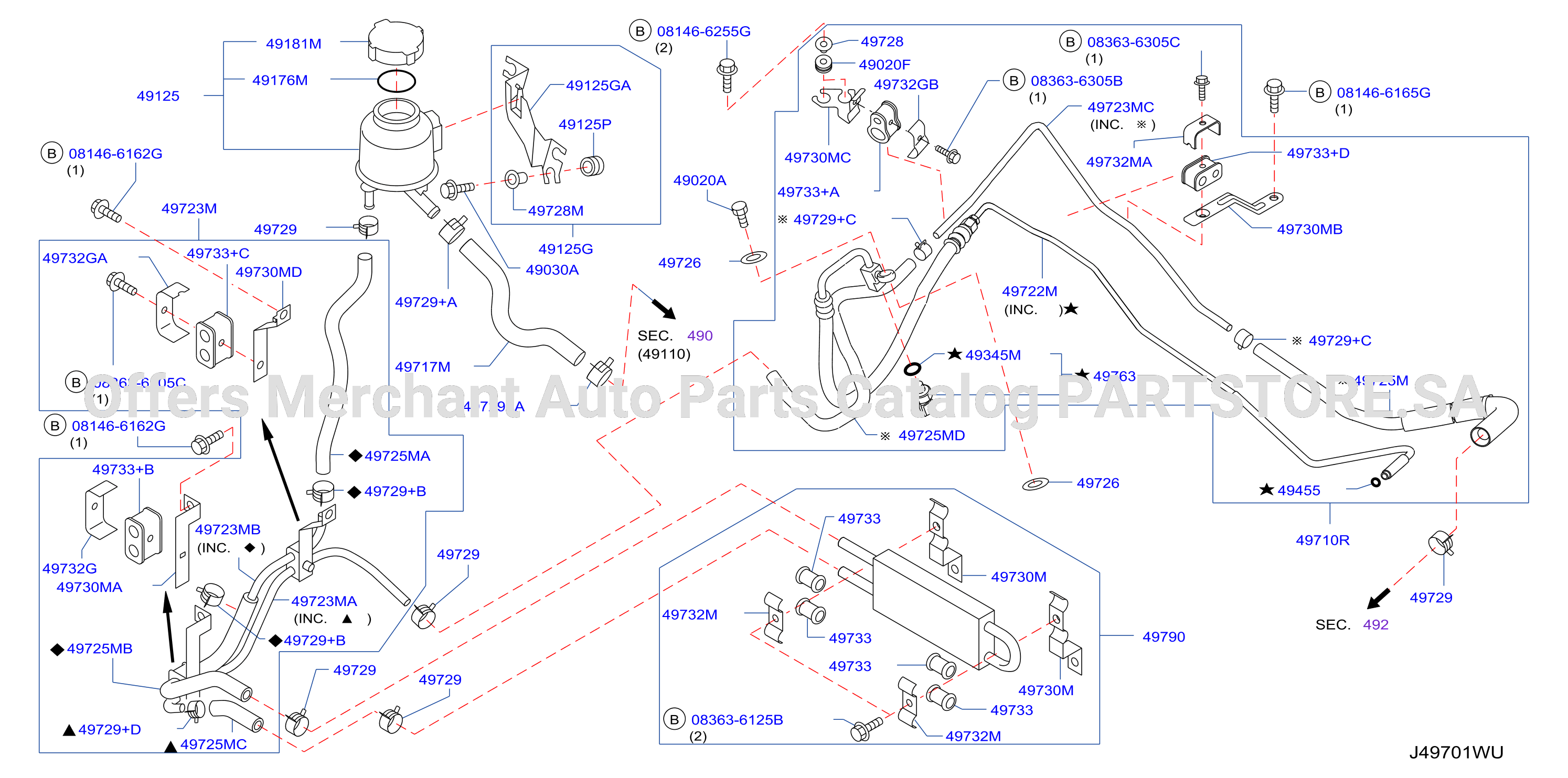 Power Steering Piping