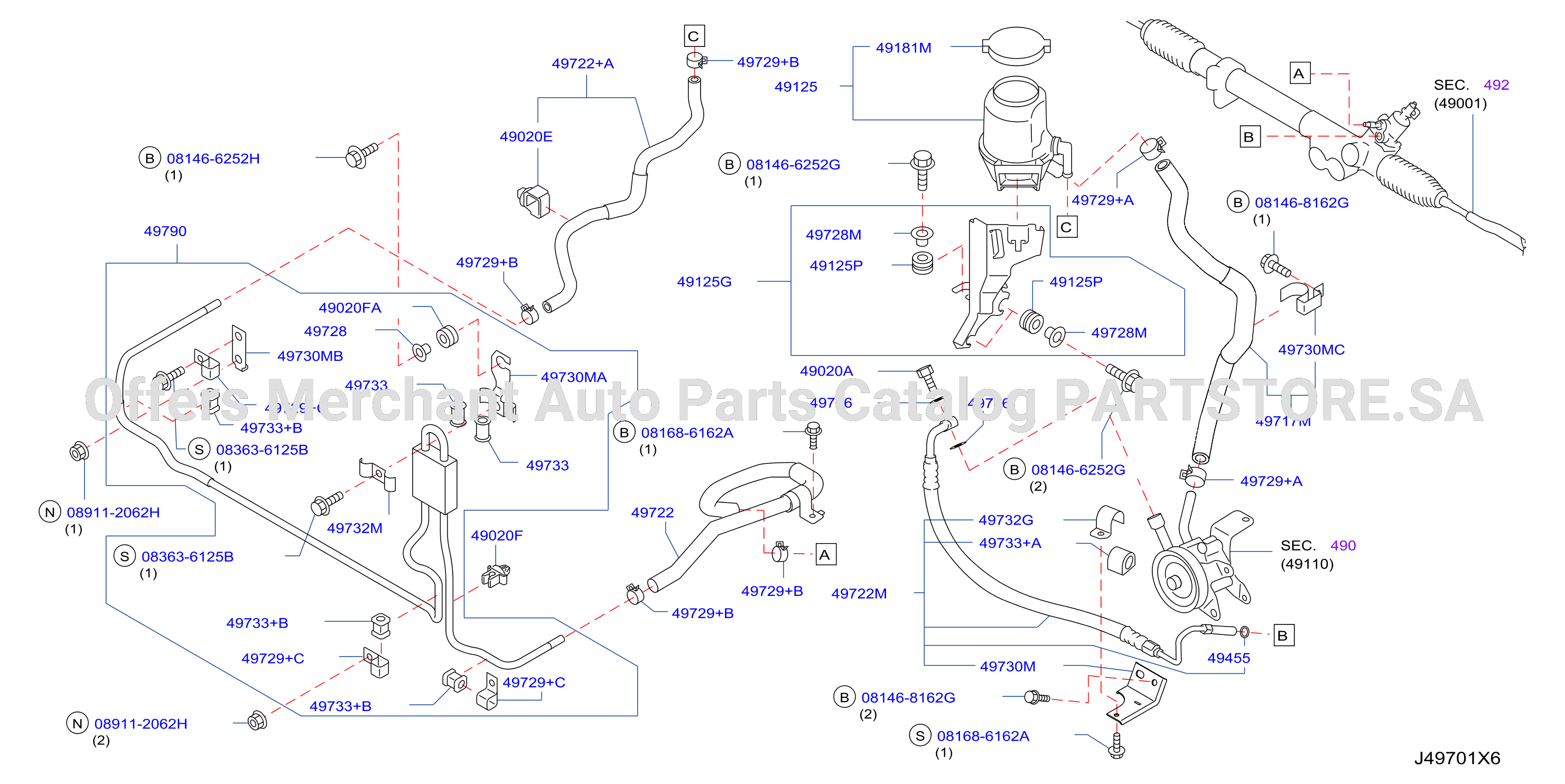 Power Steering Piping