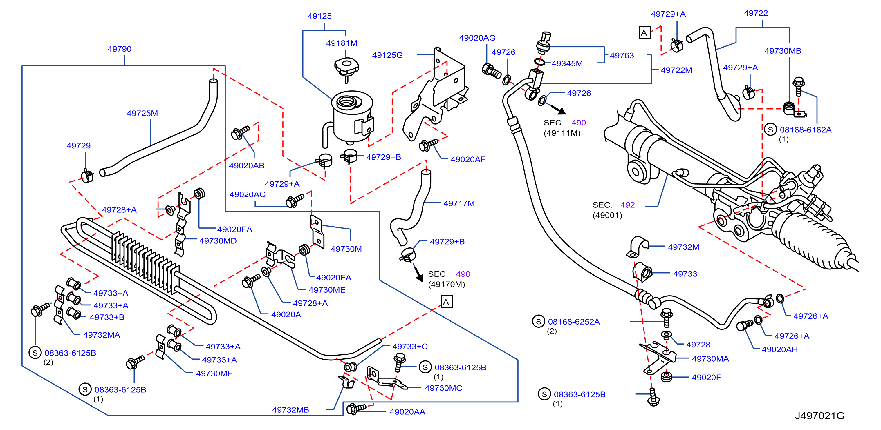 Power Steering Piping