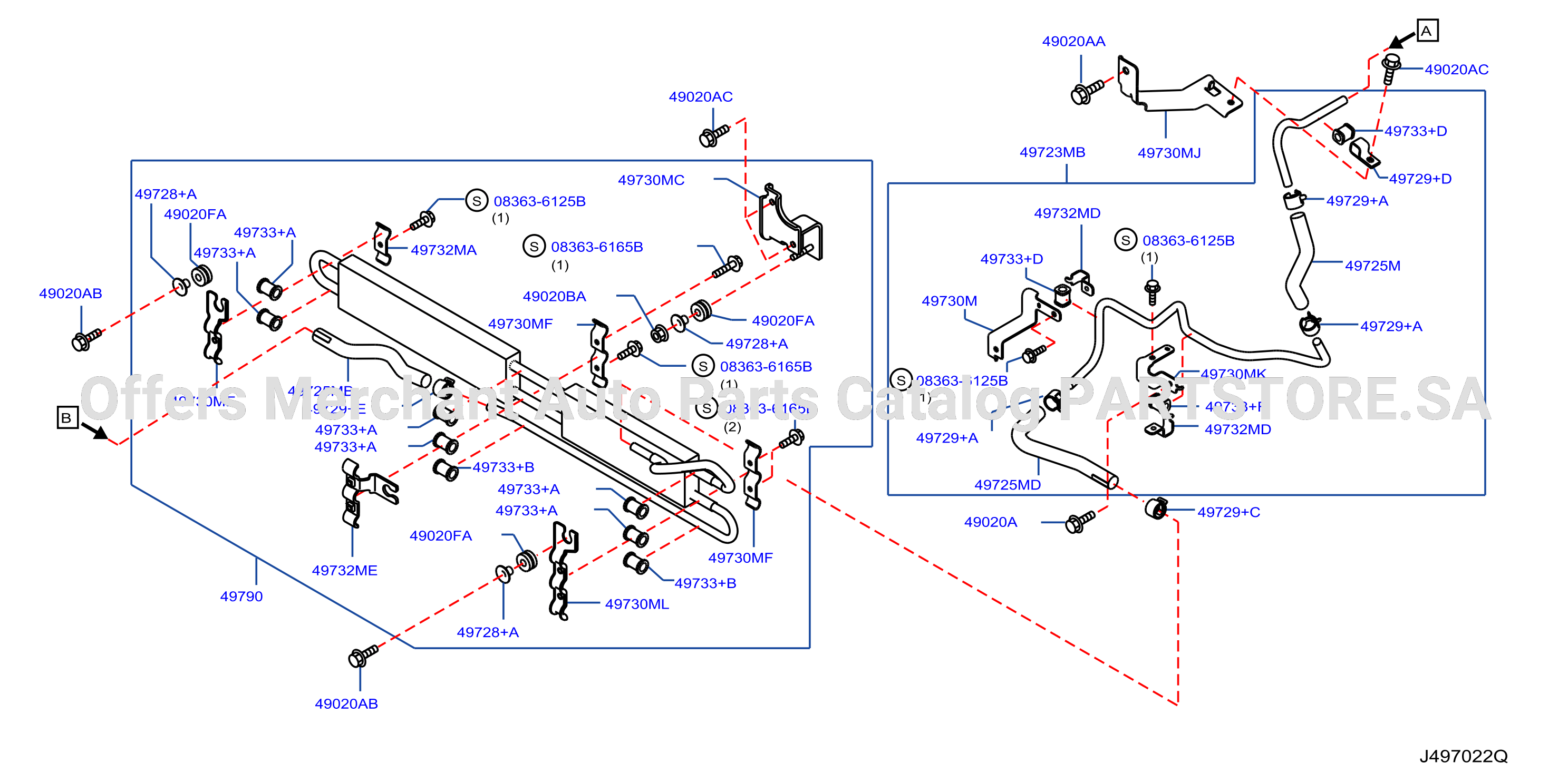 Power Steering Piping Gcc Oil Cooler Piping
