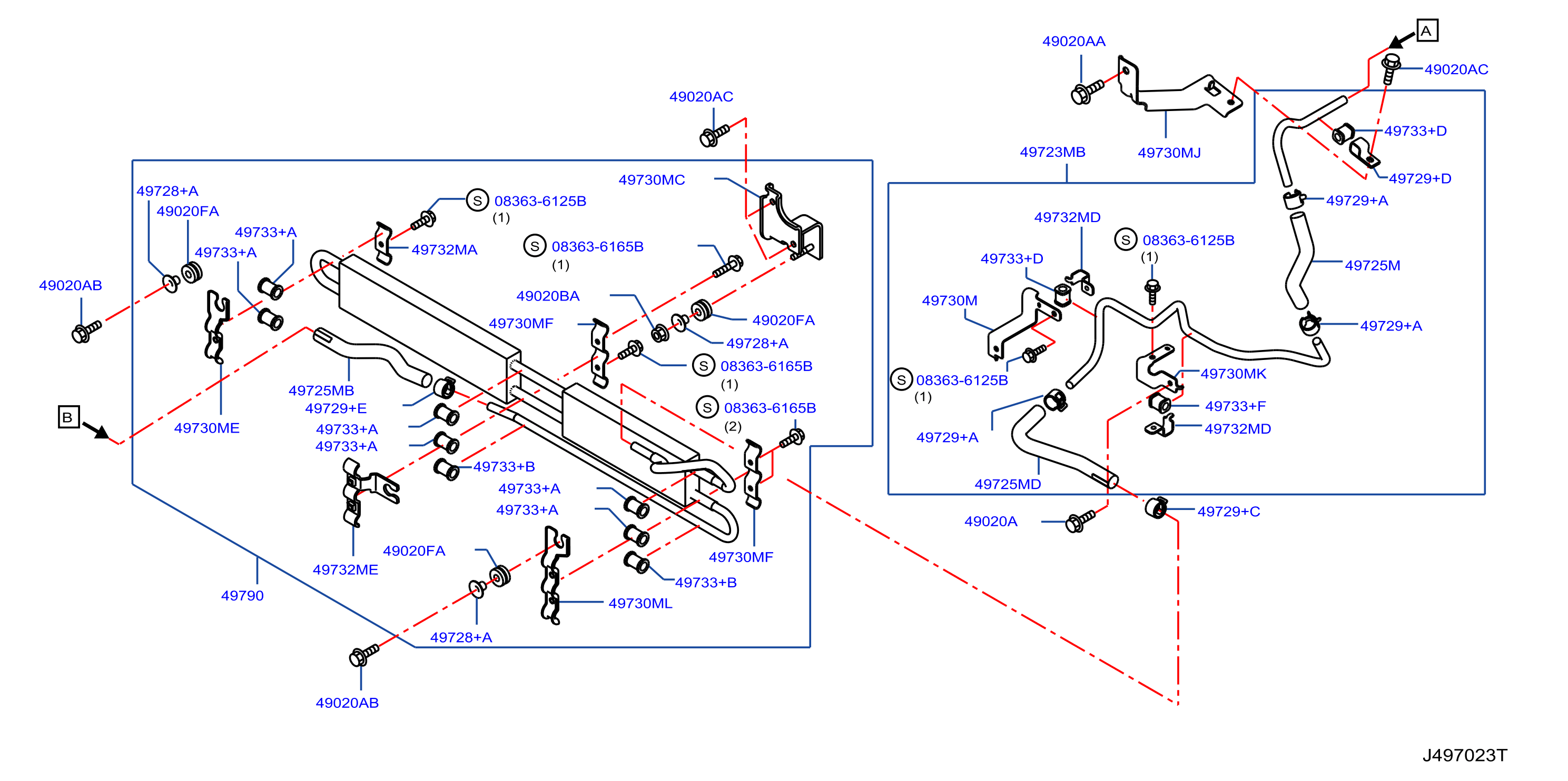 Power Steering Piping Gcc Oil Cooler Piping