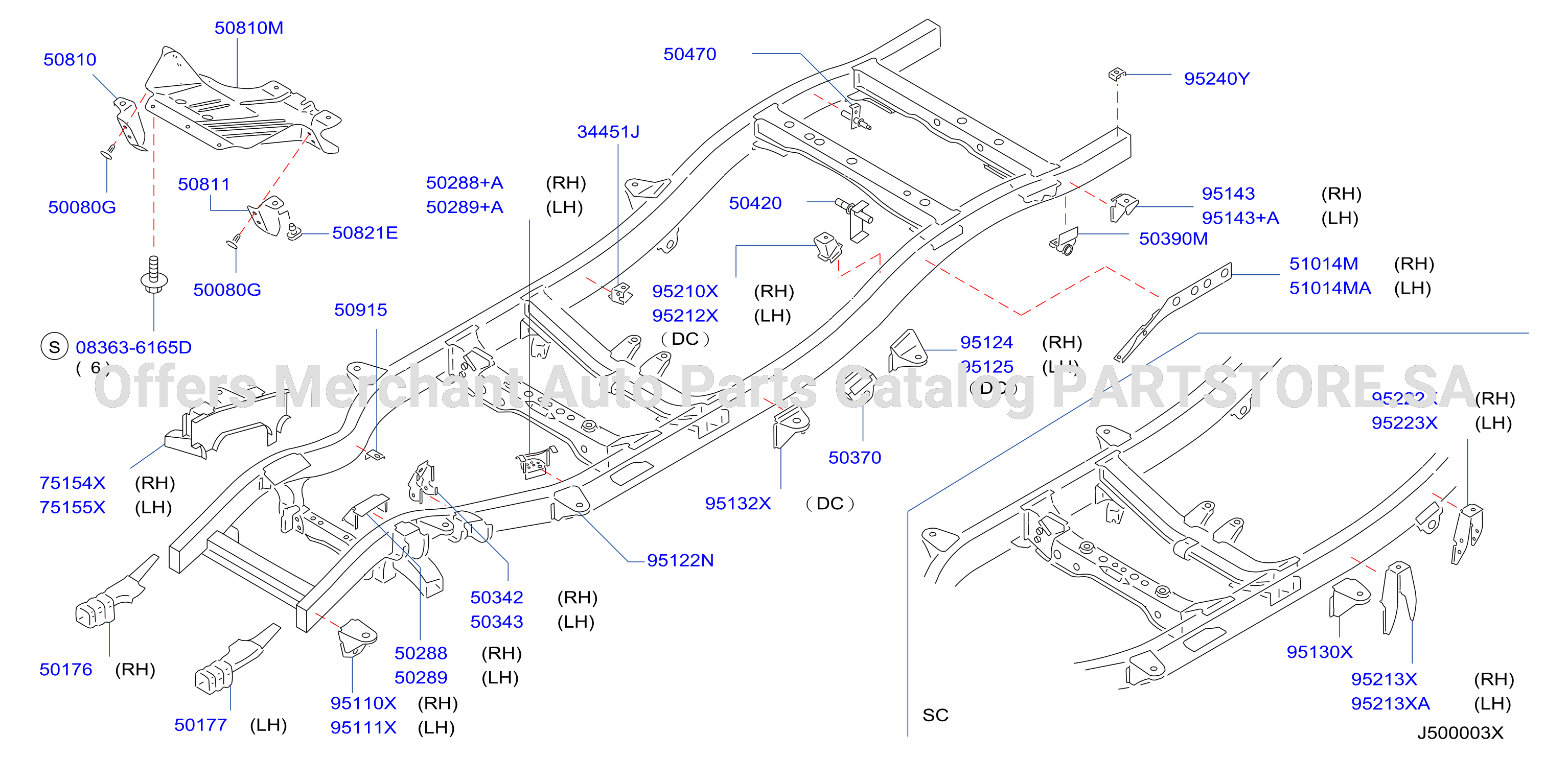 Frame Bracket Cover Under