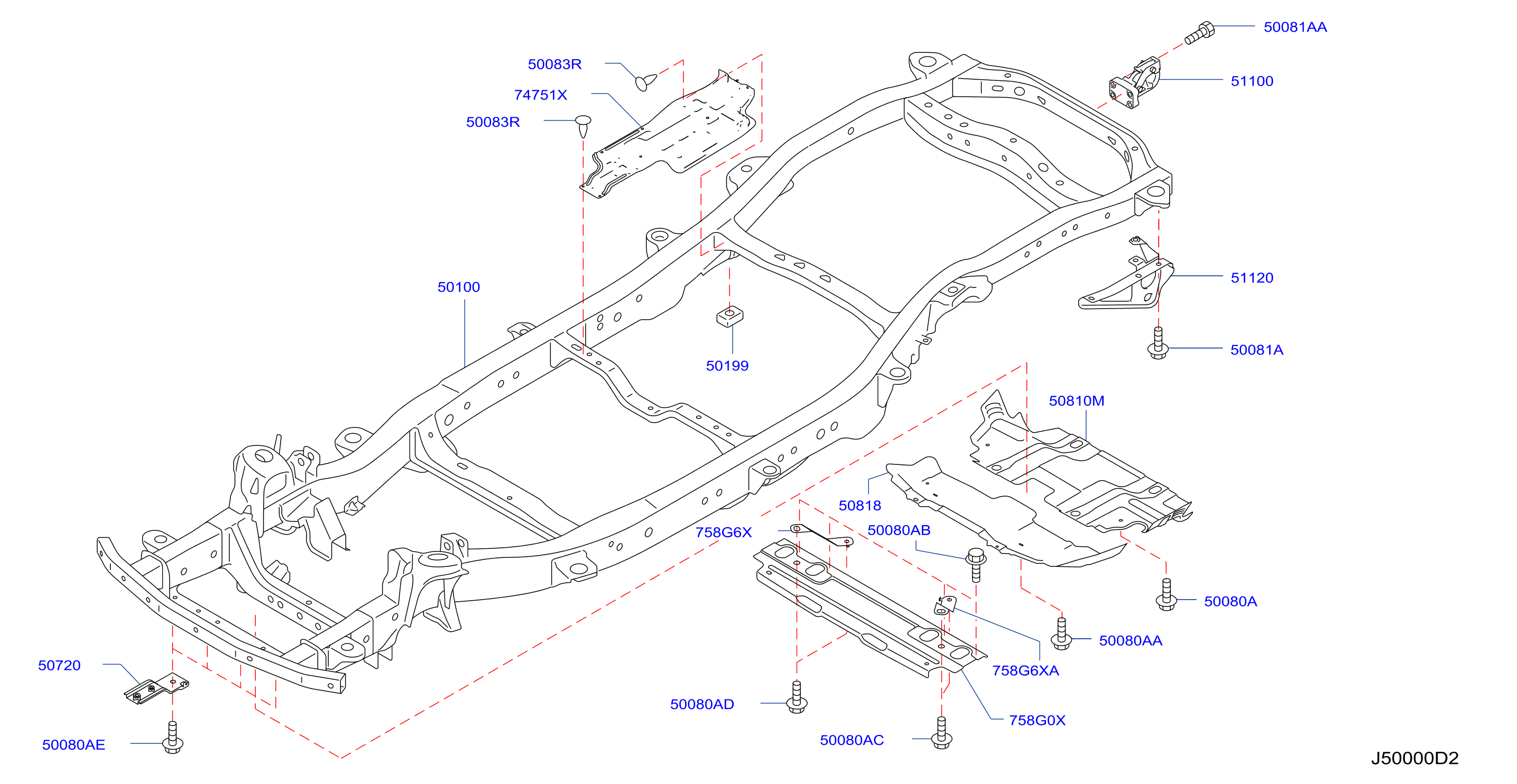 Frame Rear Under Cover