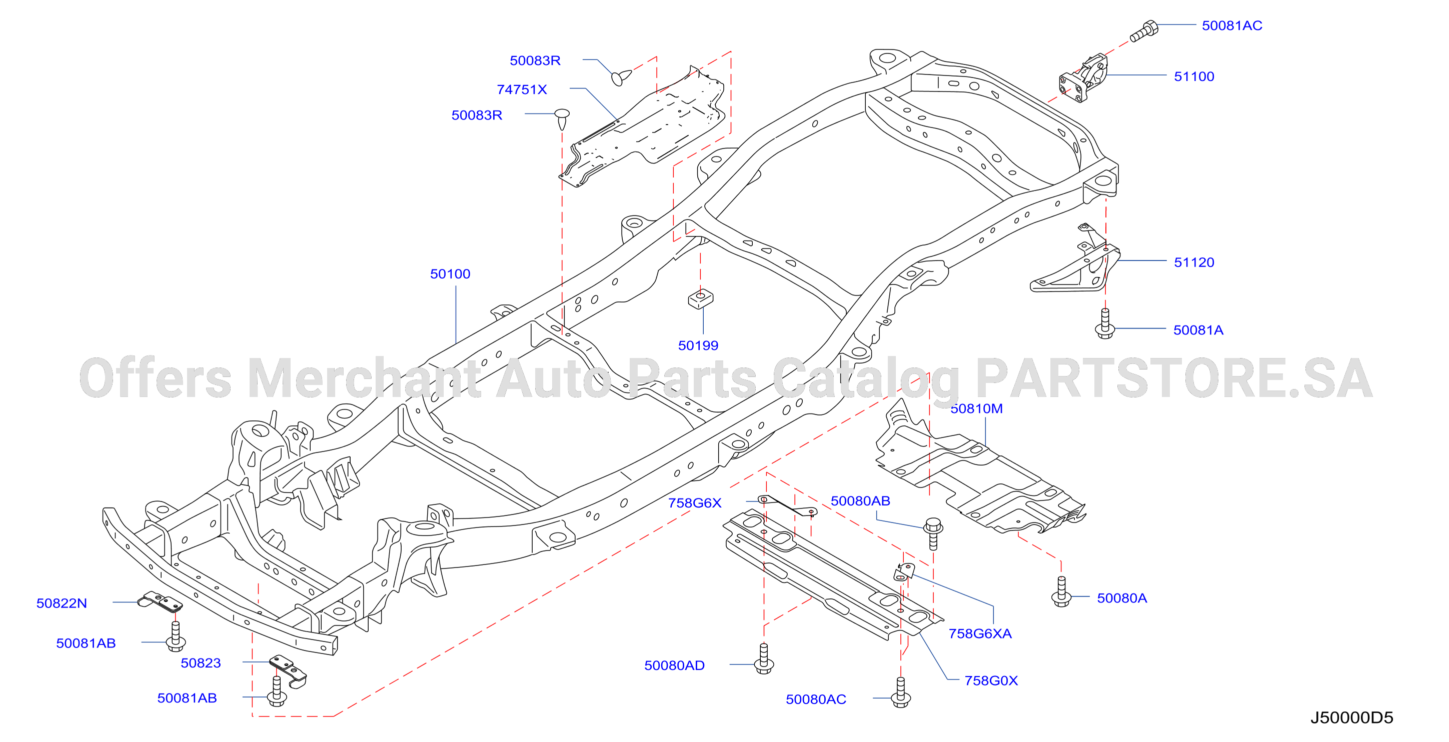 Frame Rear Under Cover
