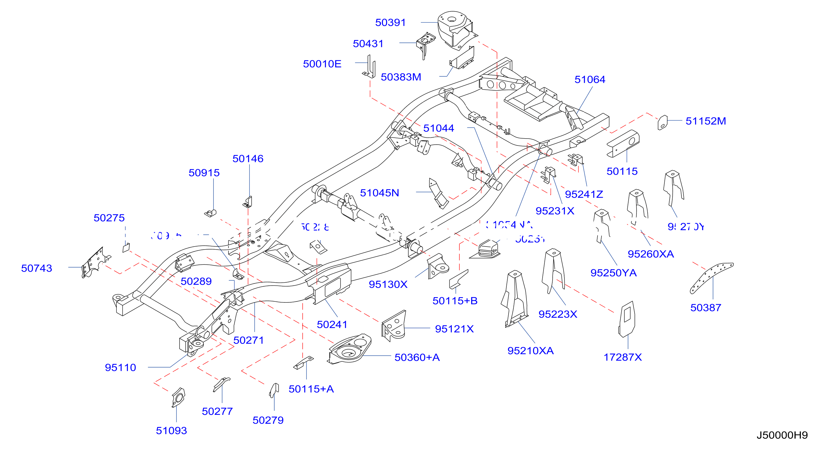 Frame Bracket Parts For Lh