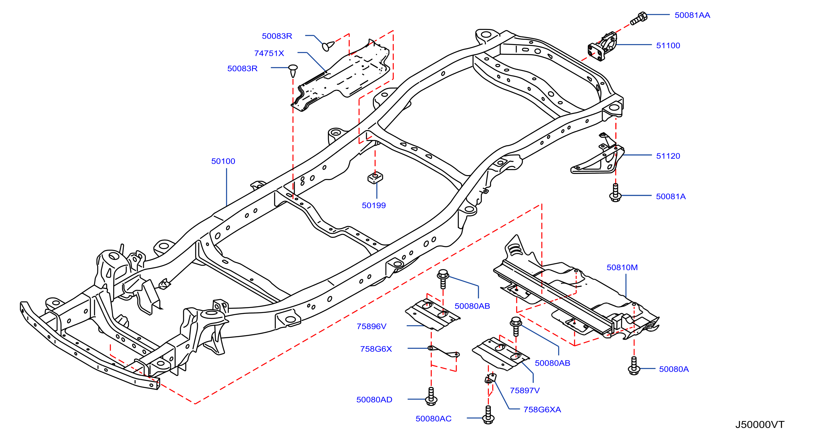 Frame Rear Under Cover