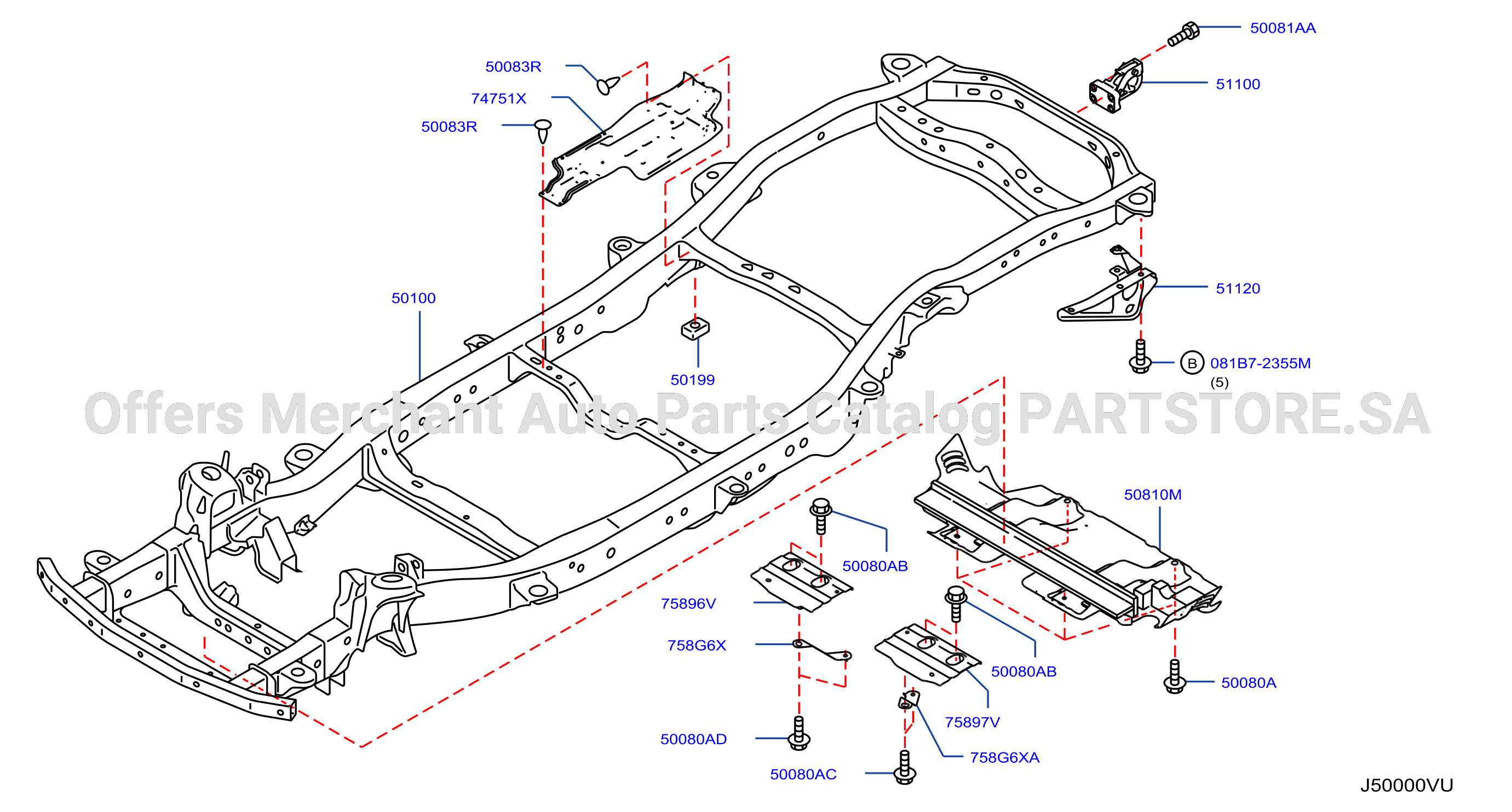 Frame Rear Under Cover