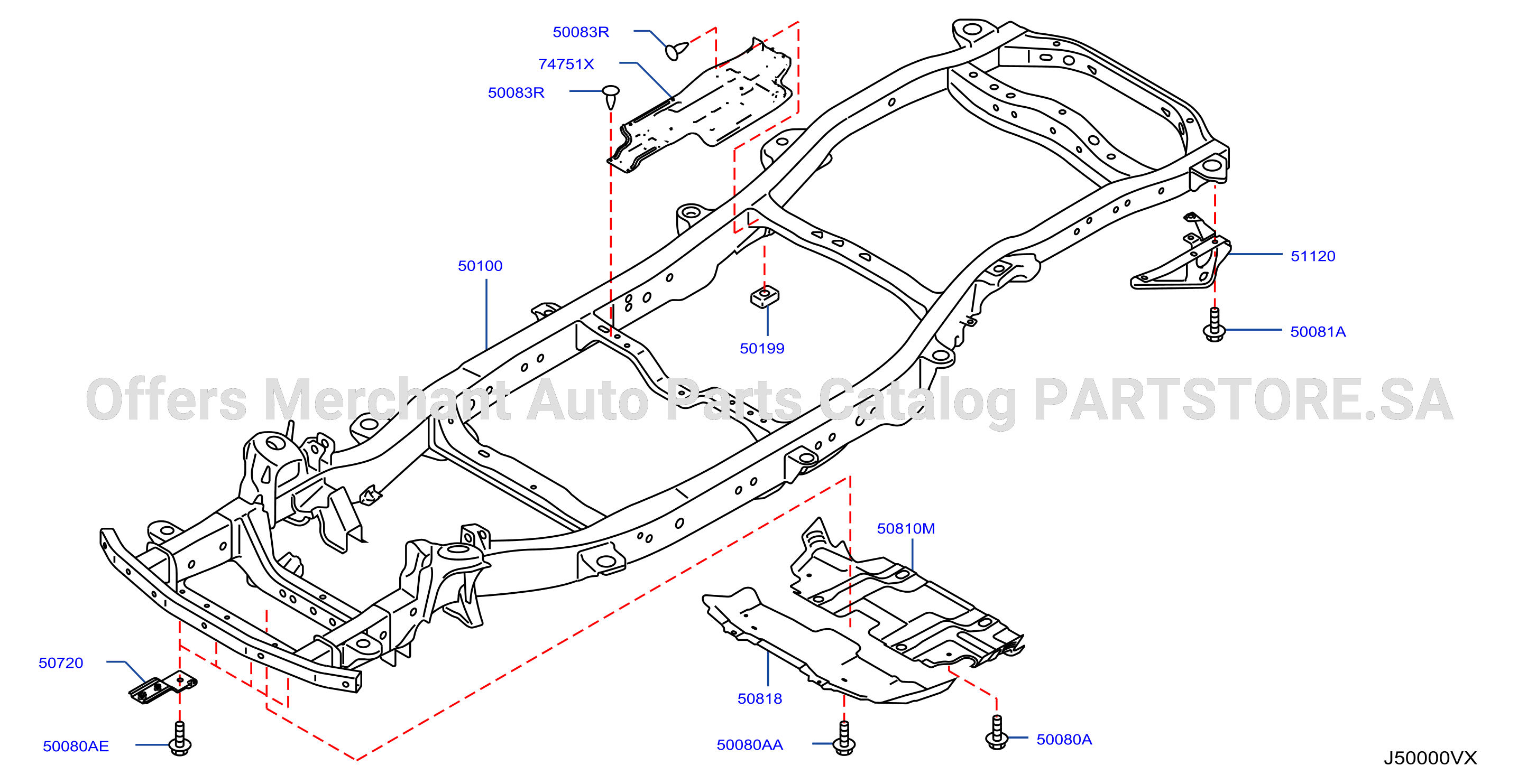 Frame Rear Under Cover