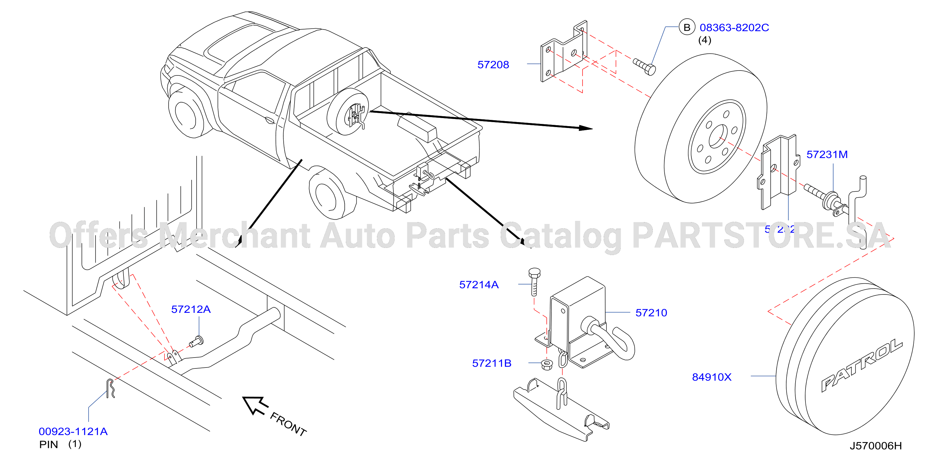 Spare Tire Hanger Cover Spare Tire