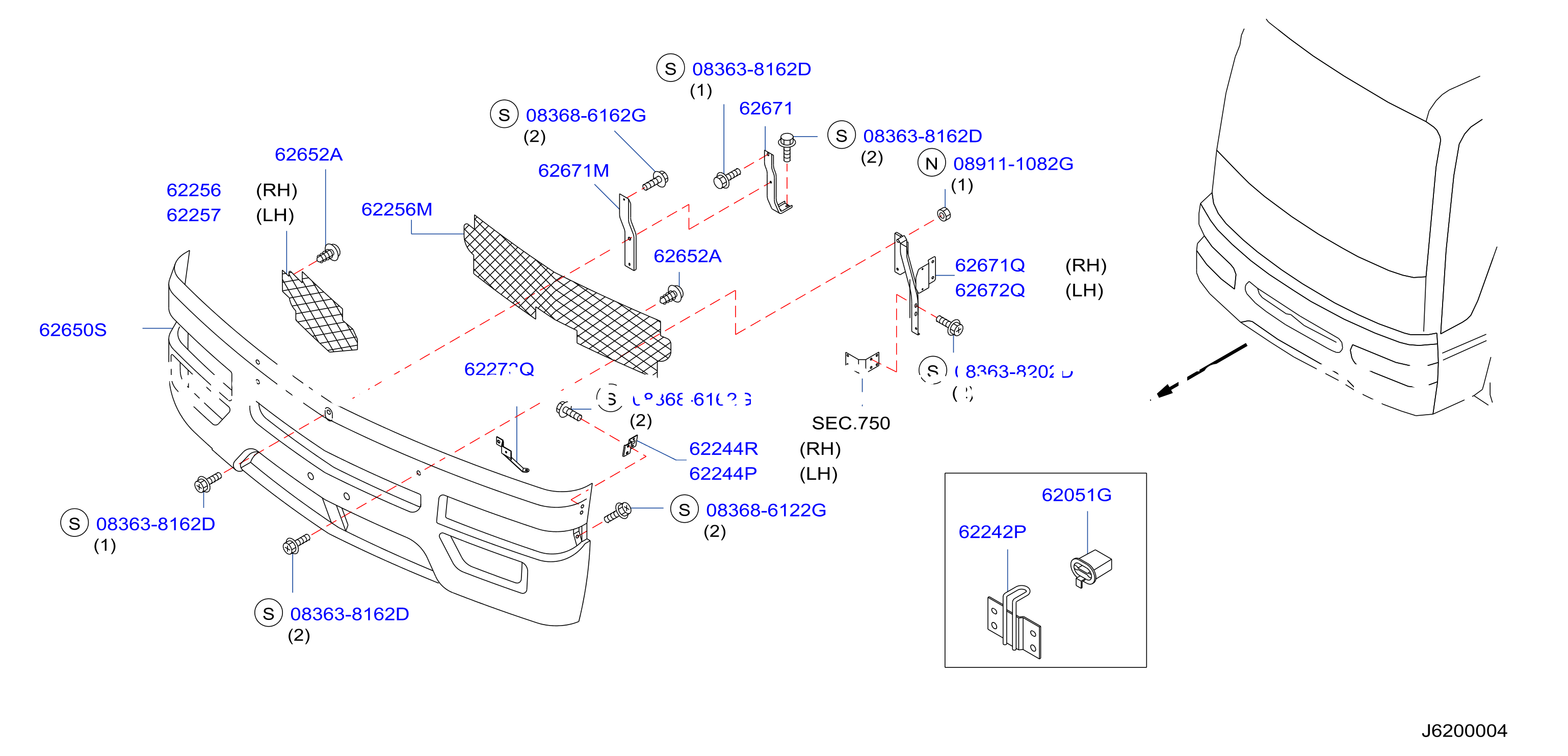 Front Bumper Bumper Parts