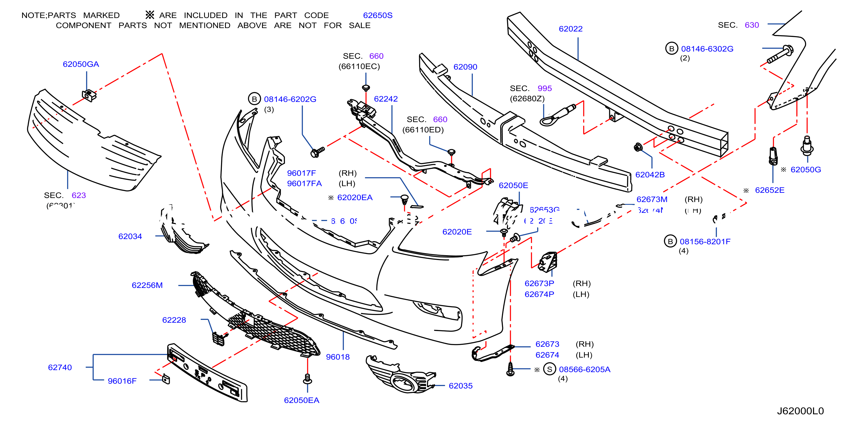 Front Bumper Korea Vk45De
