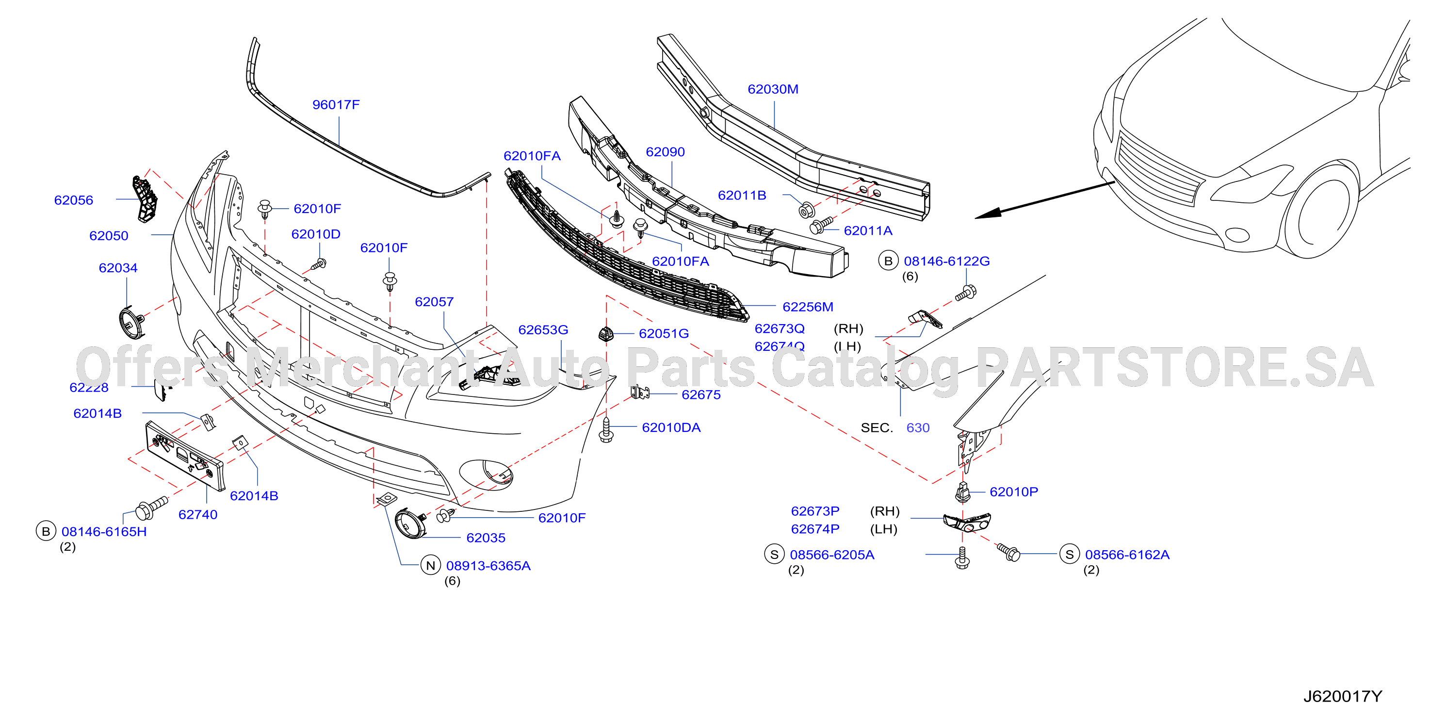 Front Bumper Std For Other Countries