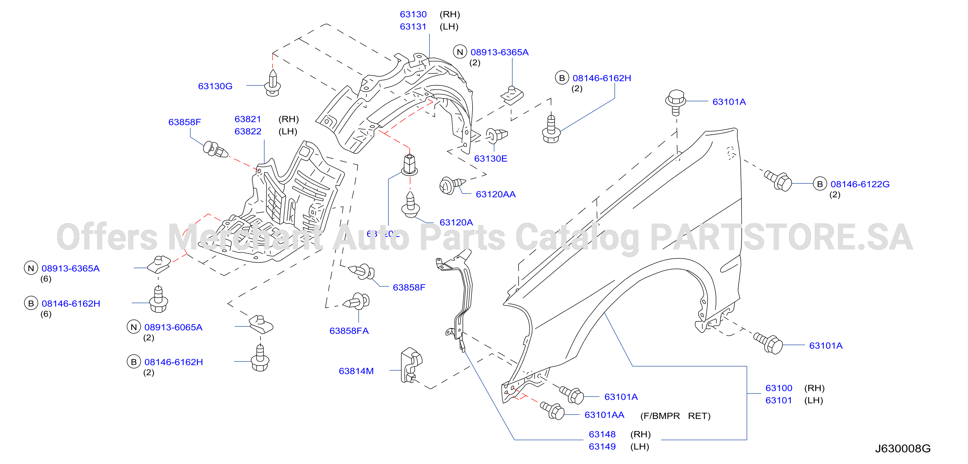 Front Fender Fitting General