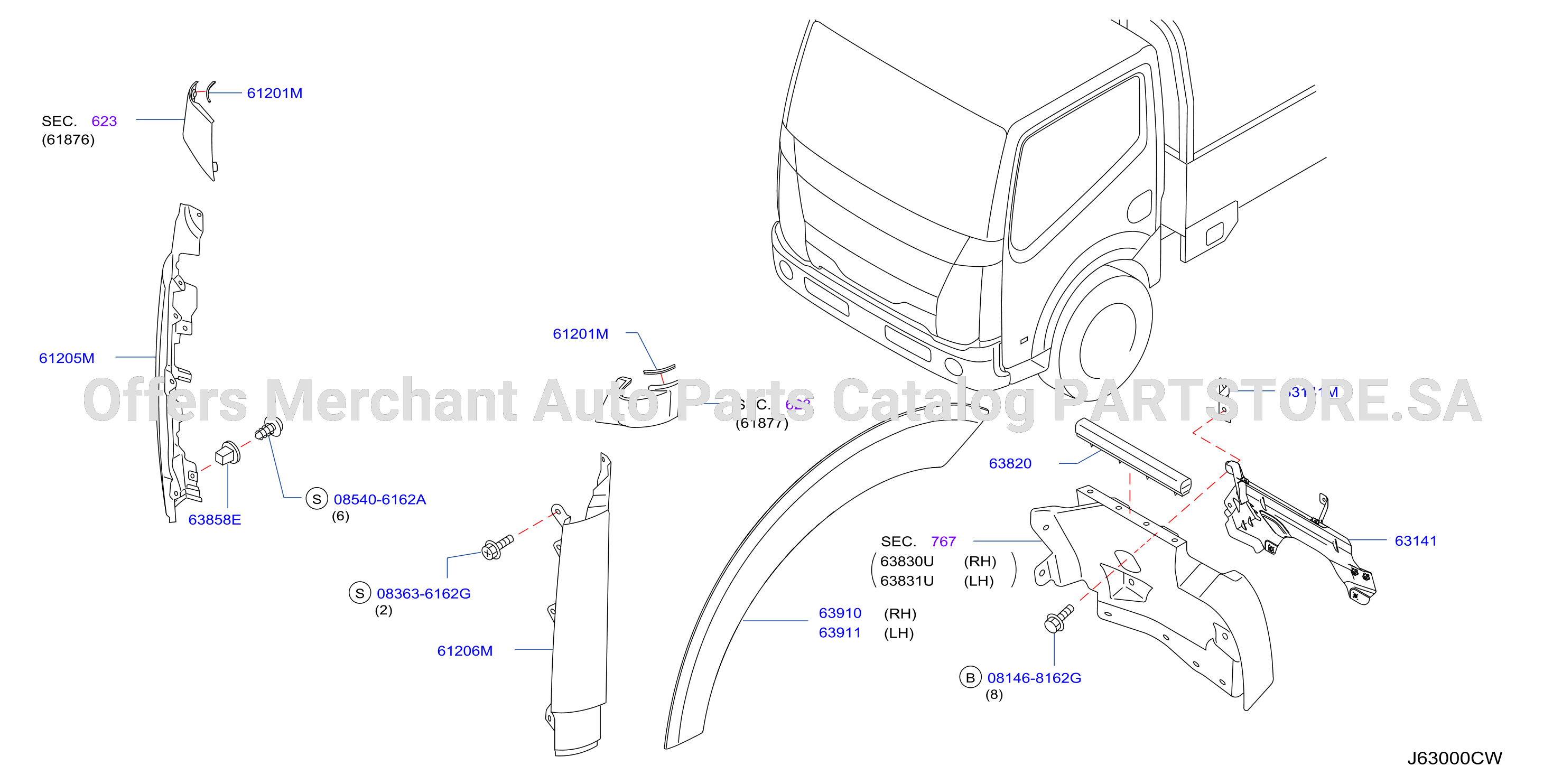 Front Fender Fitting