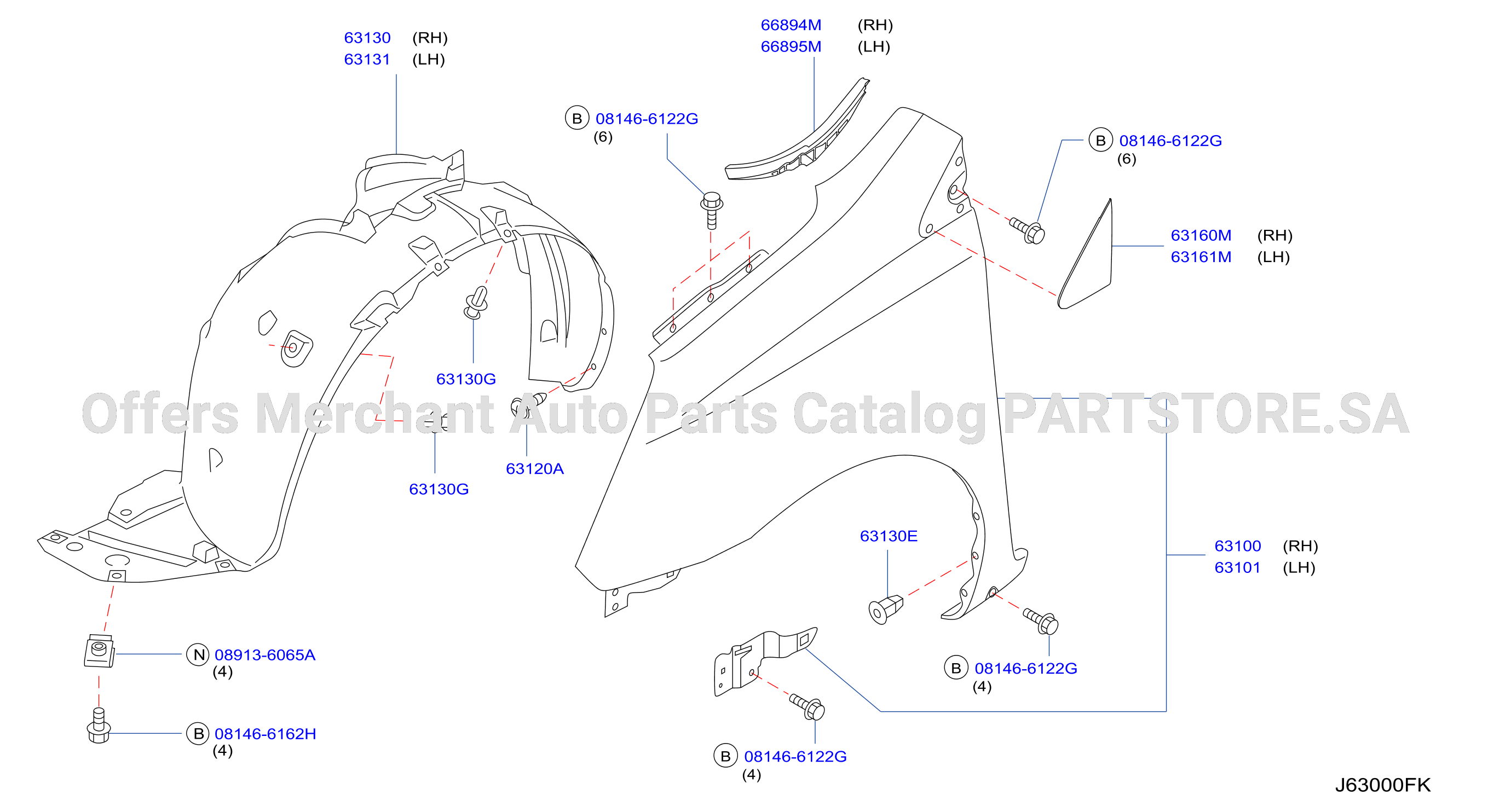 Front Fender Fitting