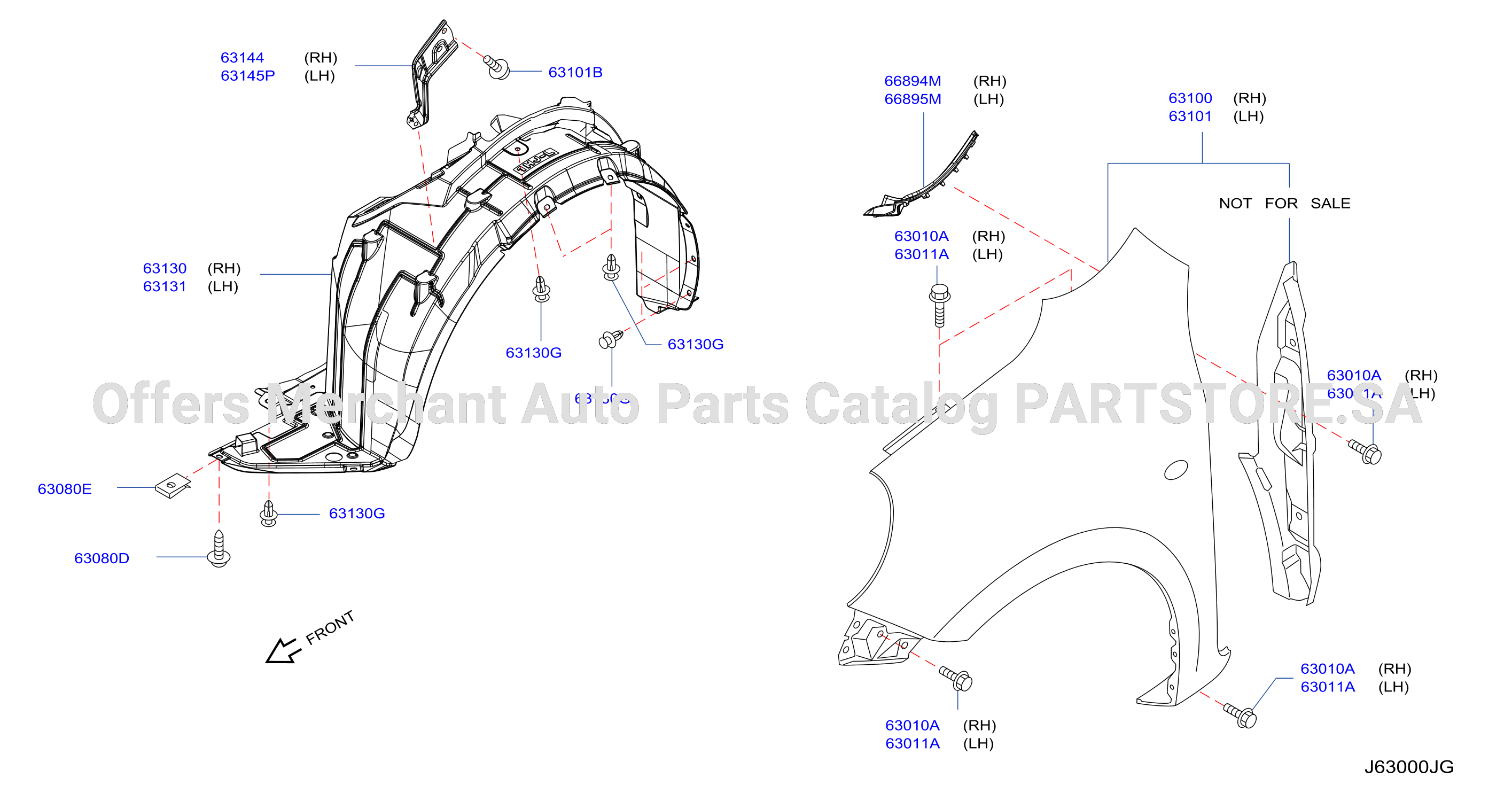 Front Fender Fitting
