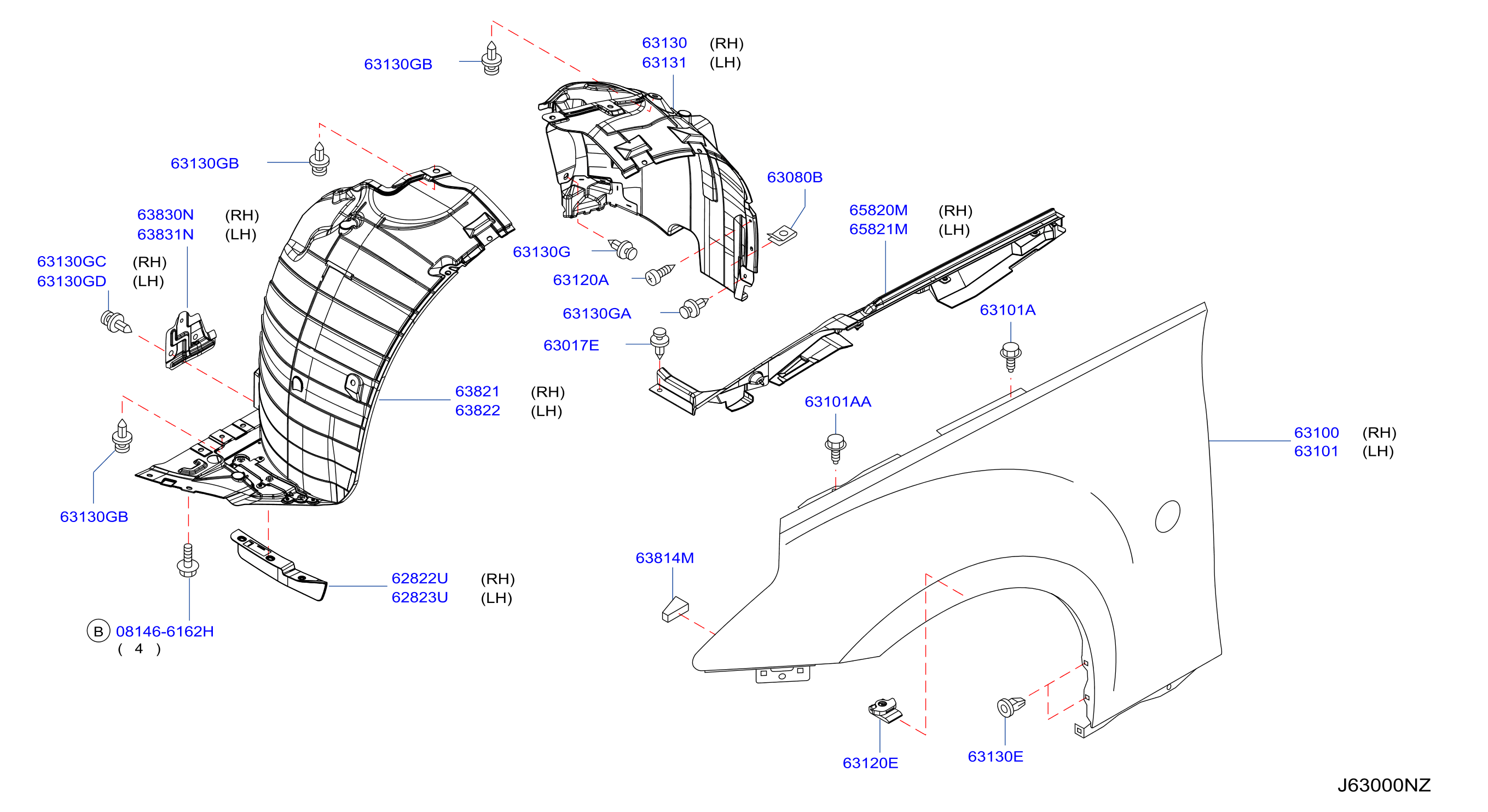 Front Fender Fitting
