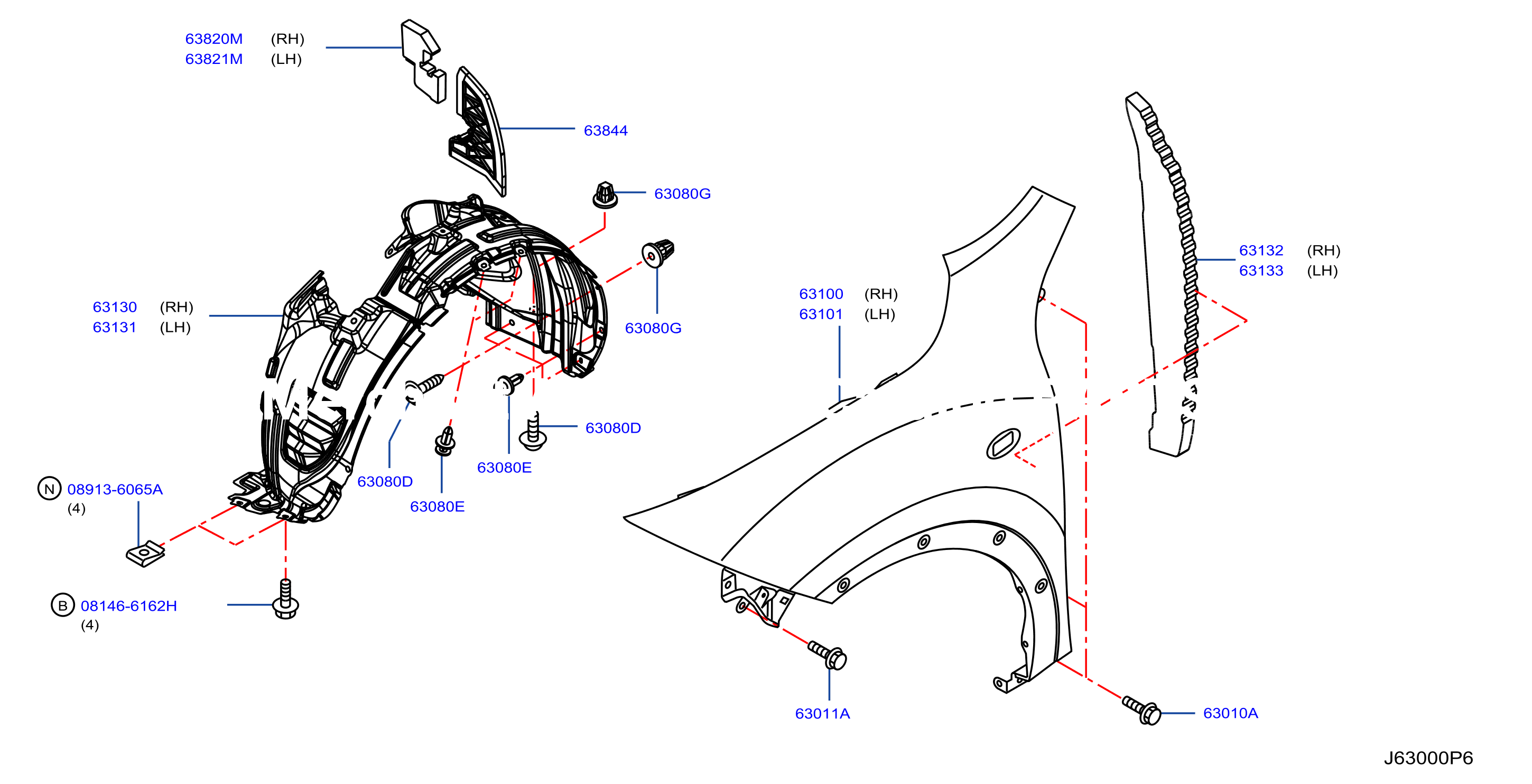 Front Fender Fitting