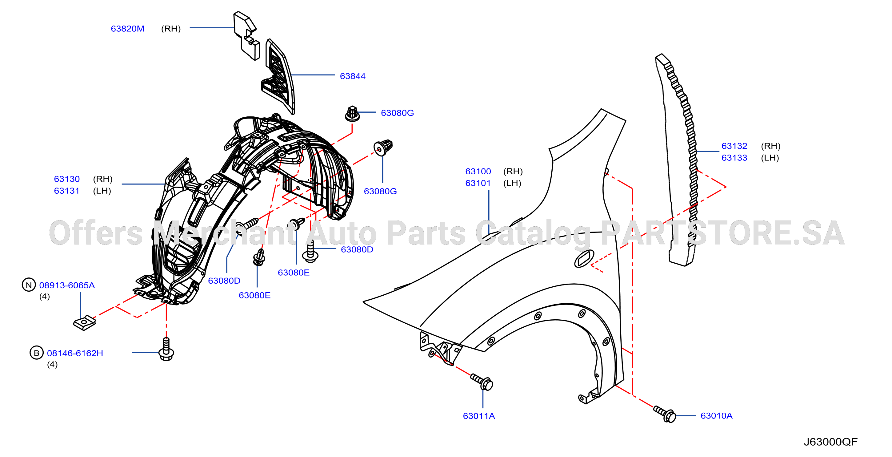 Front Fender Fitting