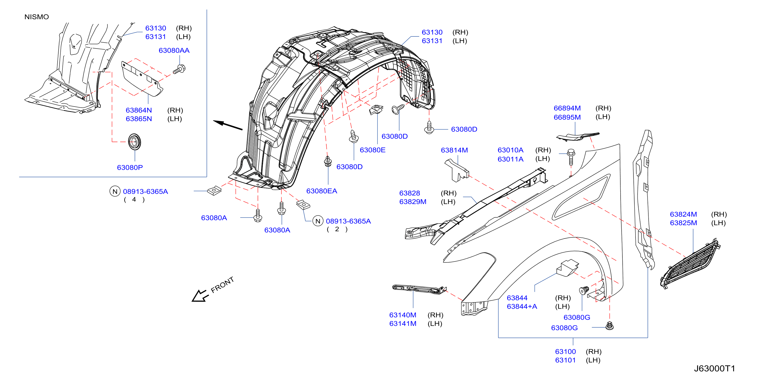 Front Fender Fitting