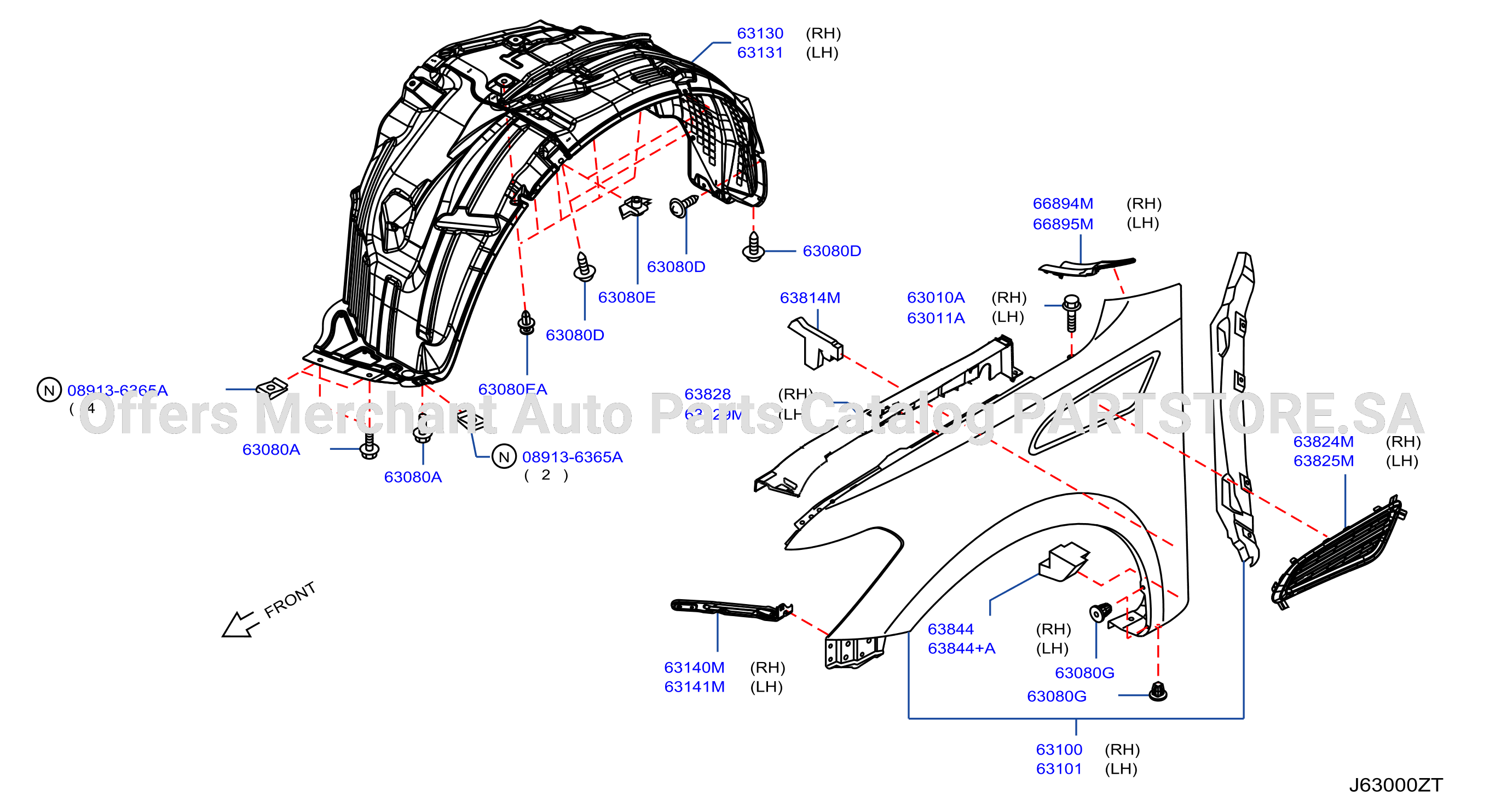 Front Fender Fitting
