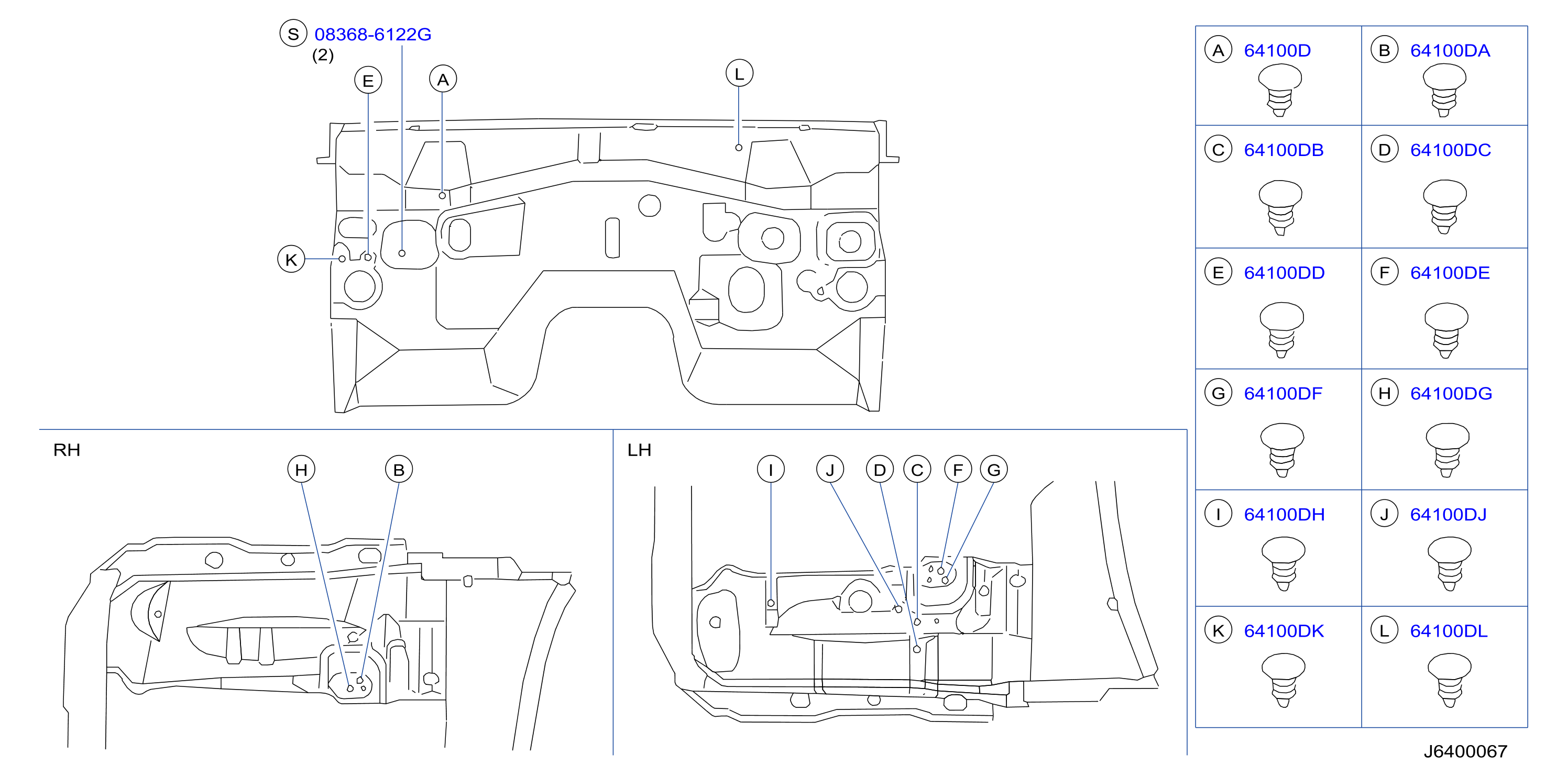 Hood Ledge Fitting Plug