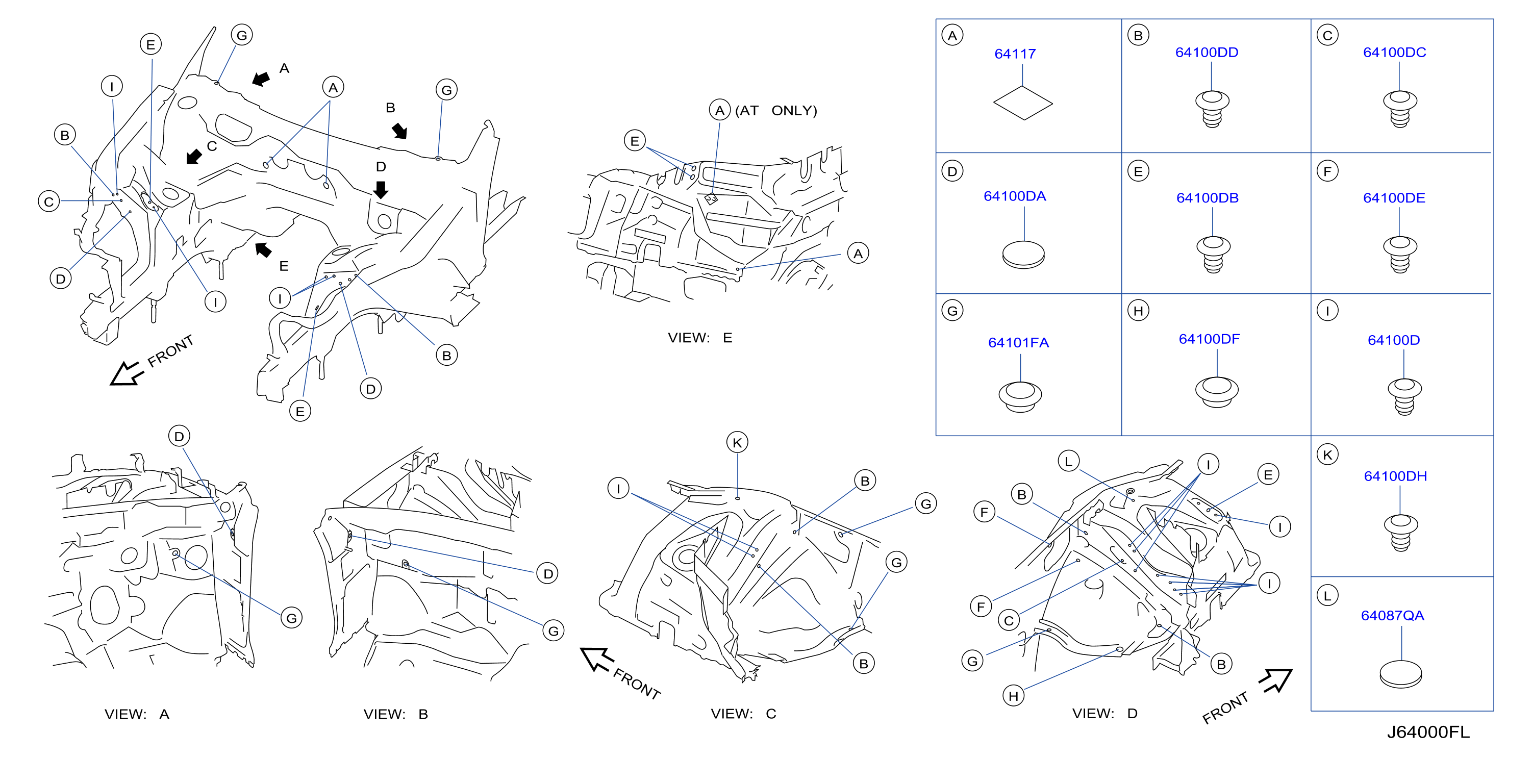 Hood Ledge Fitting Plug