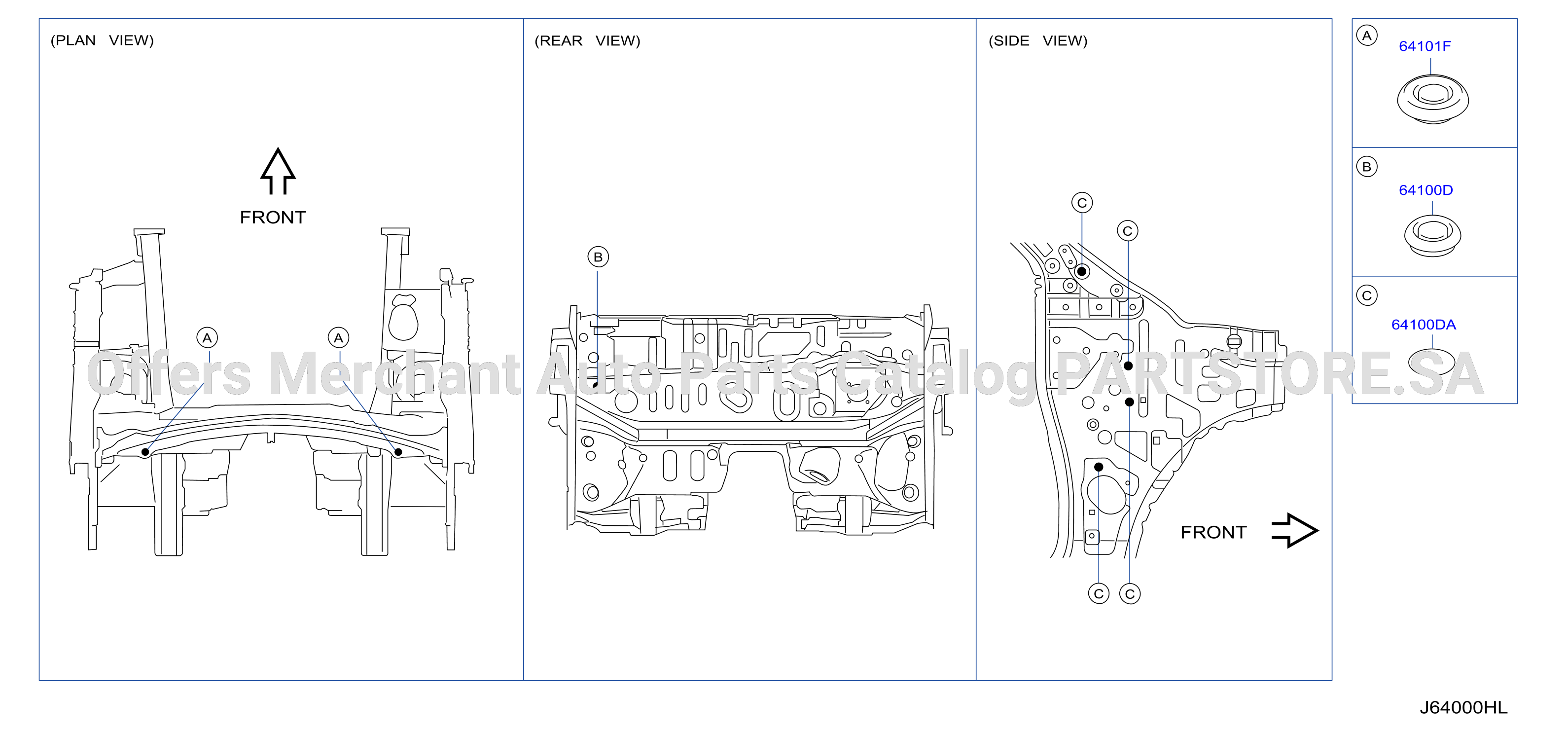 Hood Ledge Fitting Plug