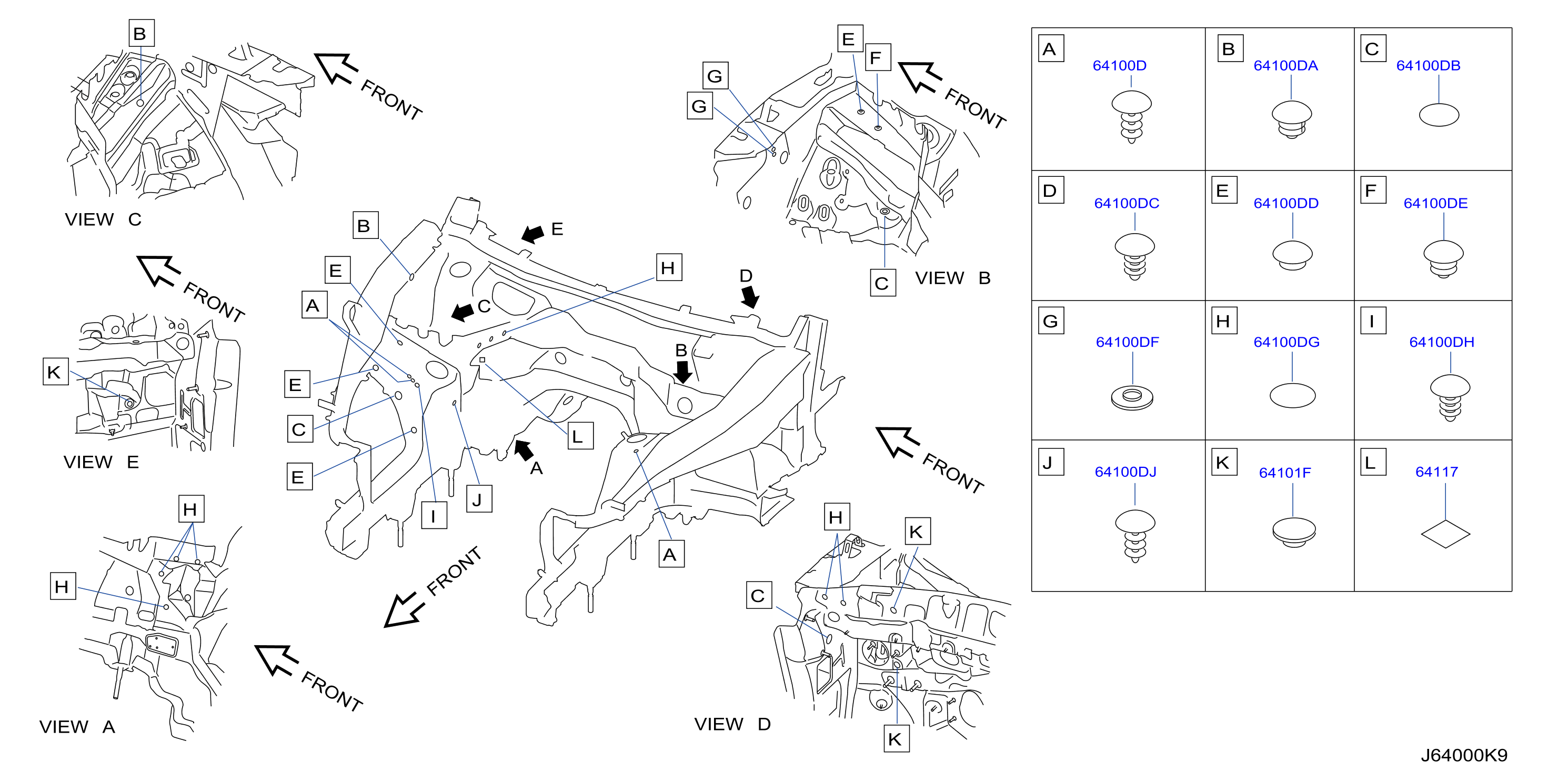 Hood Ledge Fitting Plug
