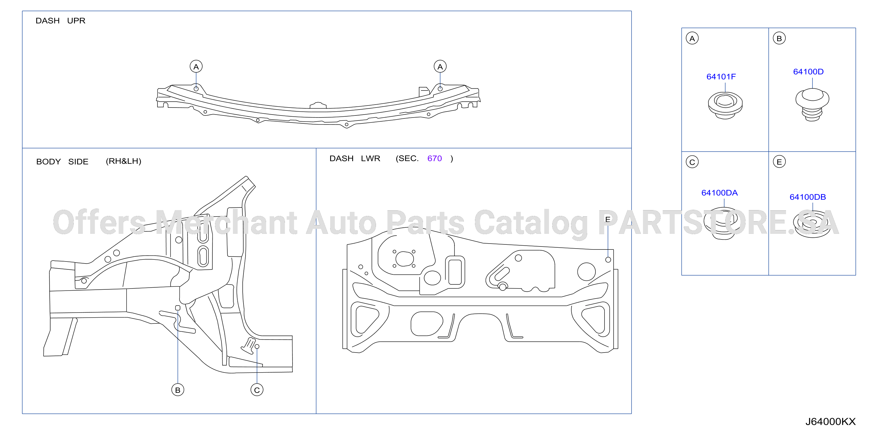 Hood Ledge Fitting Plug