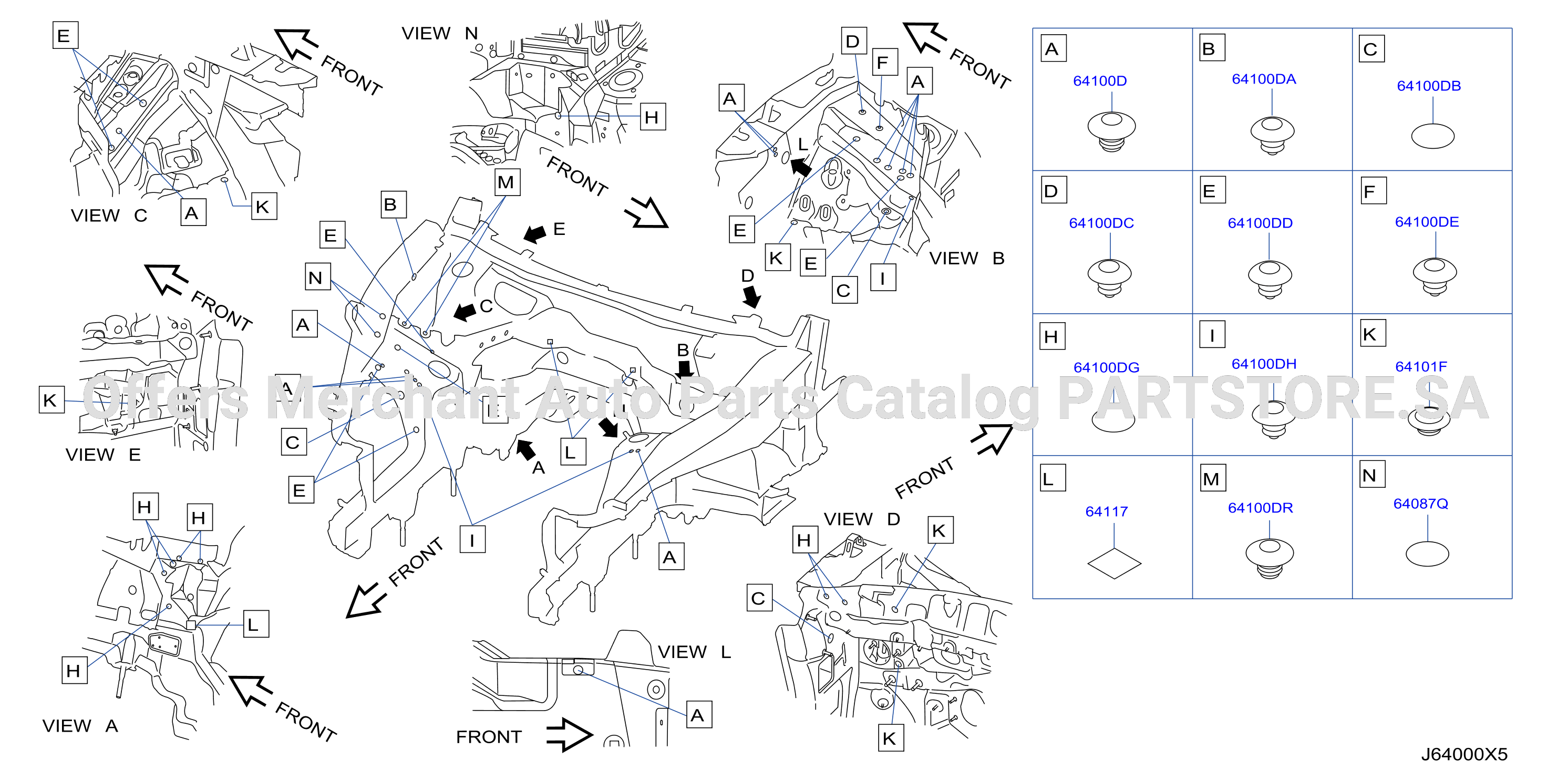 Hood Ledge Fitting Plug