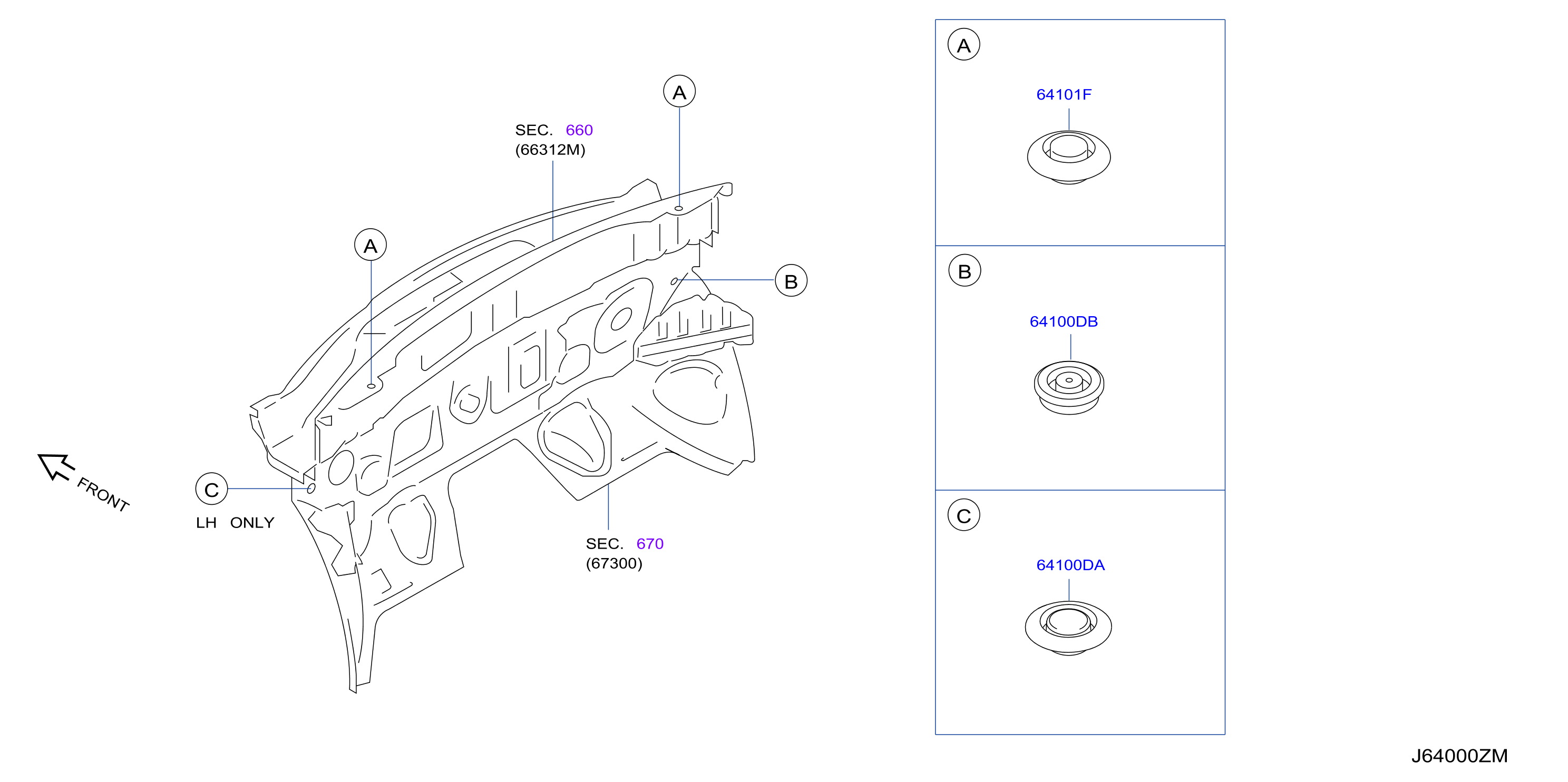 Hood Ledge Fitting Plug
