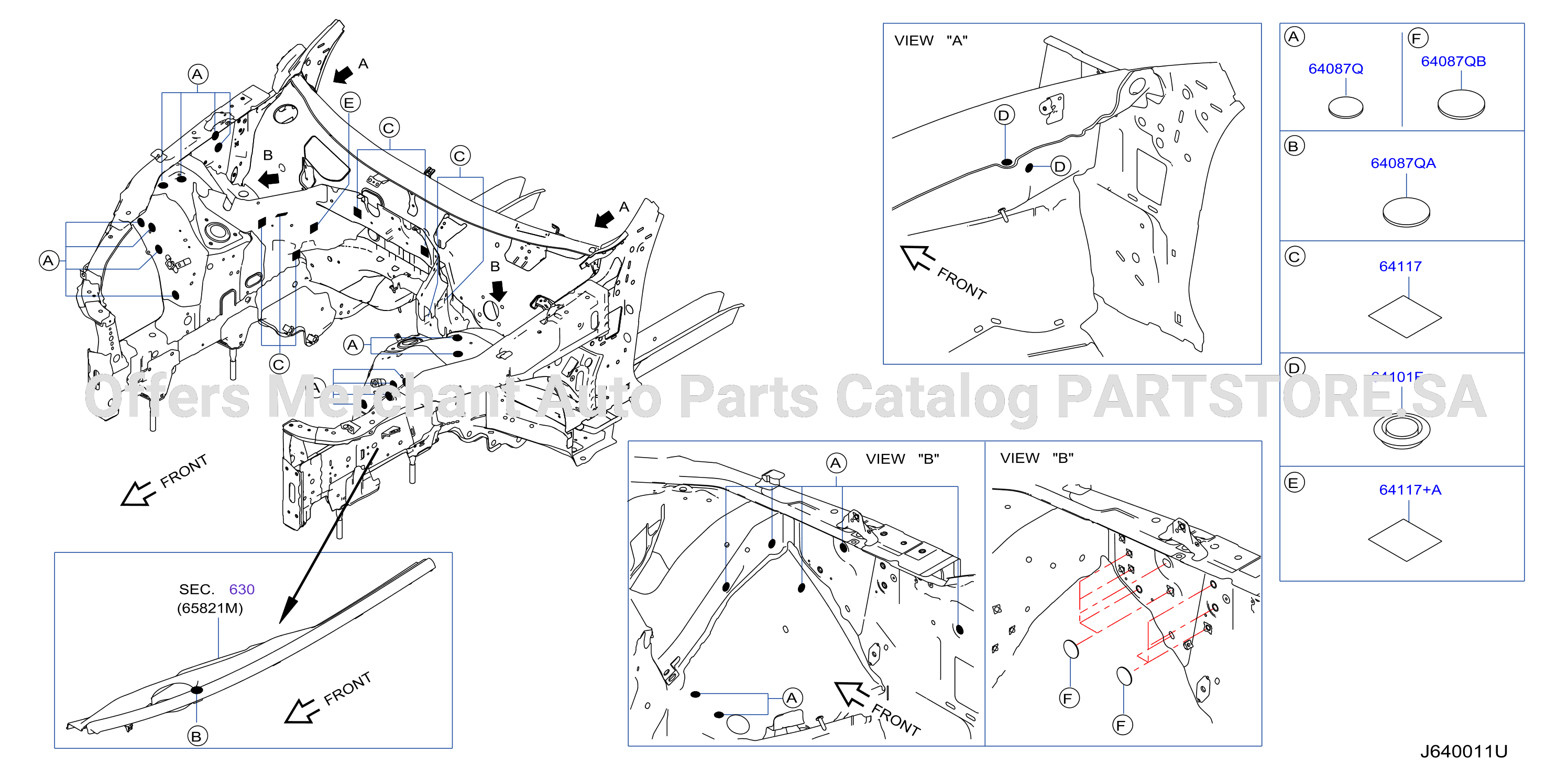 Hood Ledge Fitting Plug Insulator