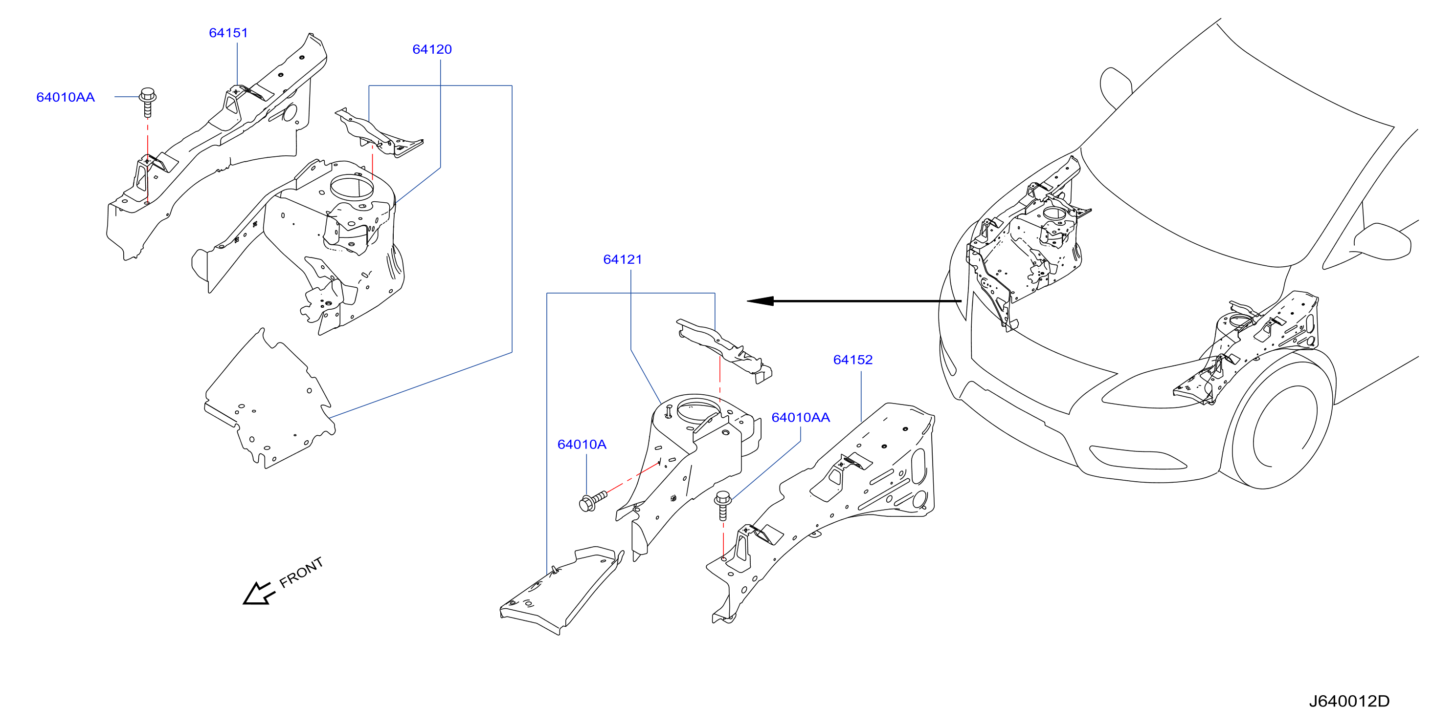Hood Ledge Fitting Panel