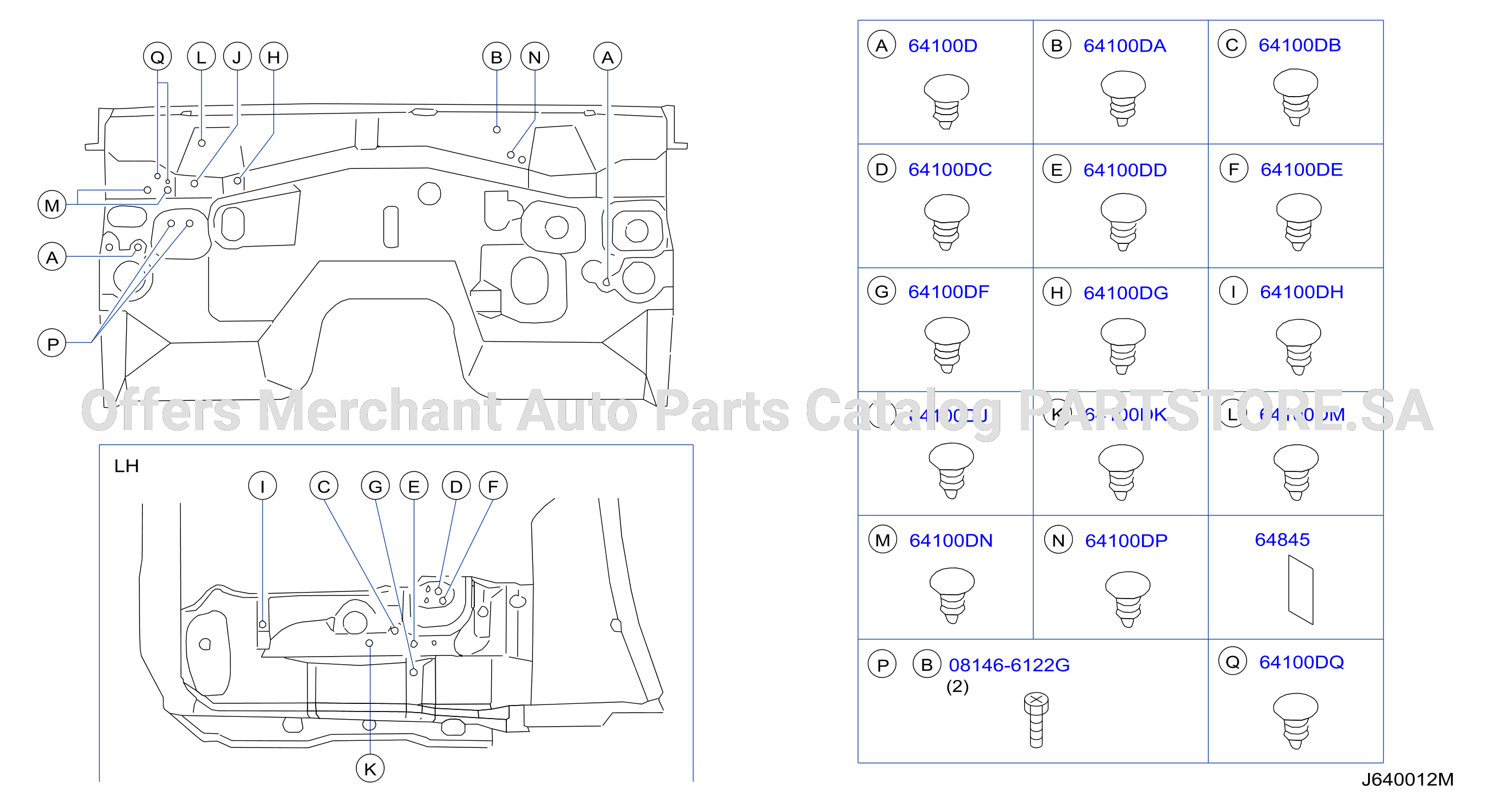 Hood Ledge Fitting Plug