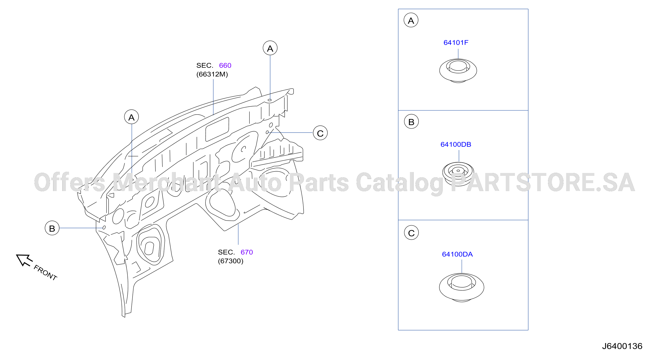 Hood Ledge Fitting Plug