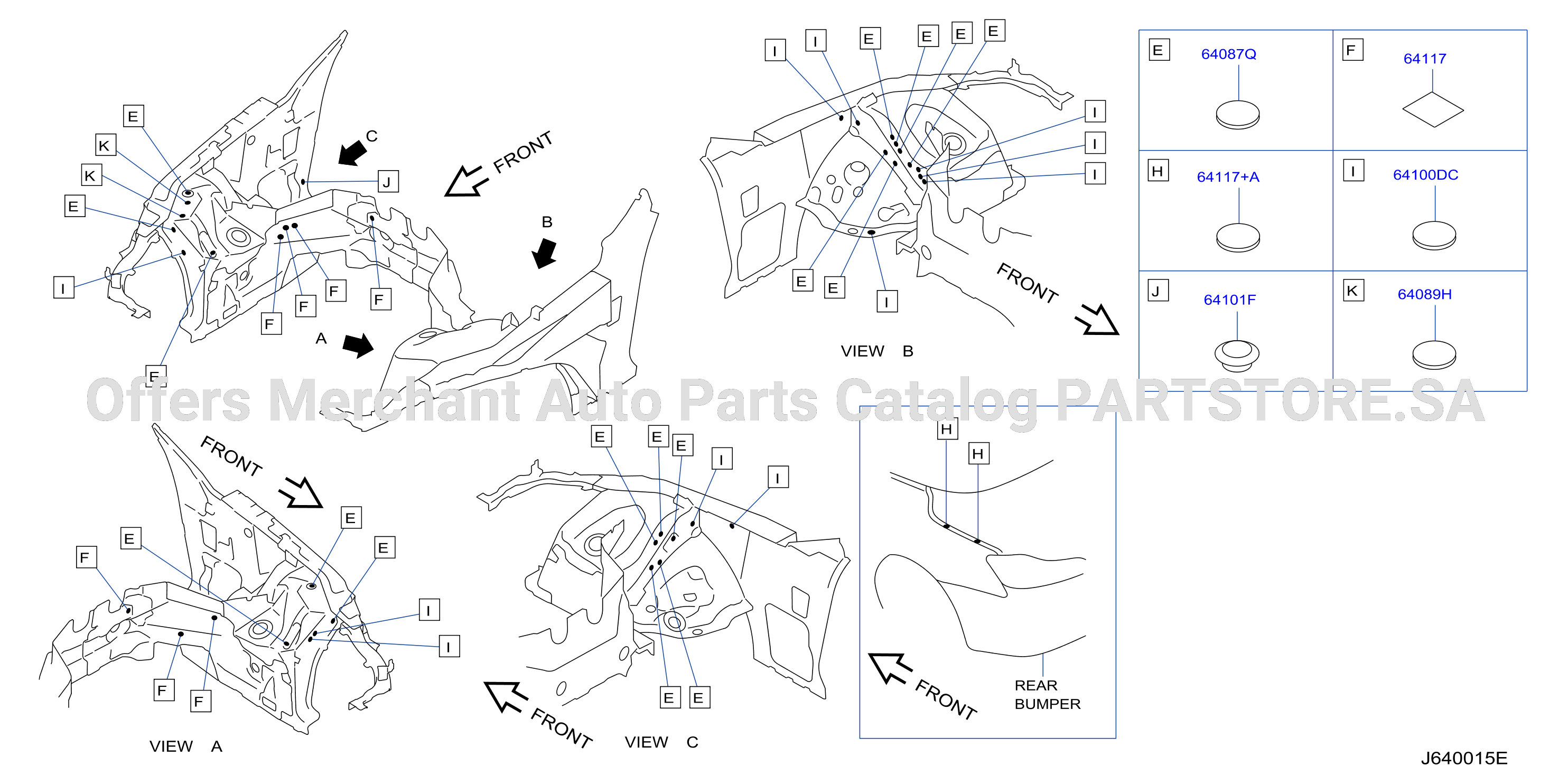 Hood Ledge Fitting Plug