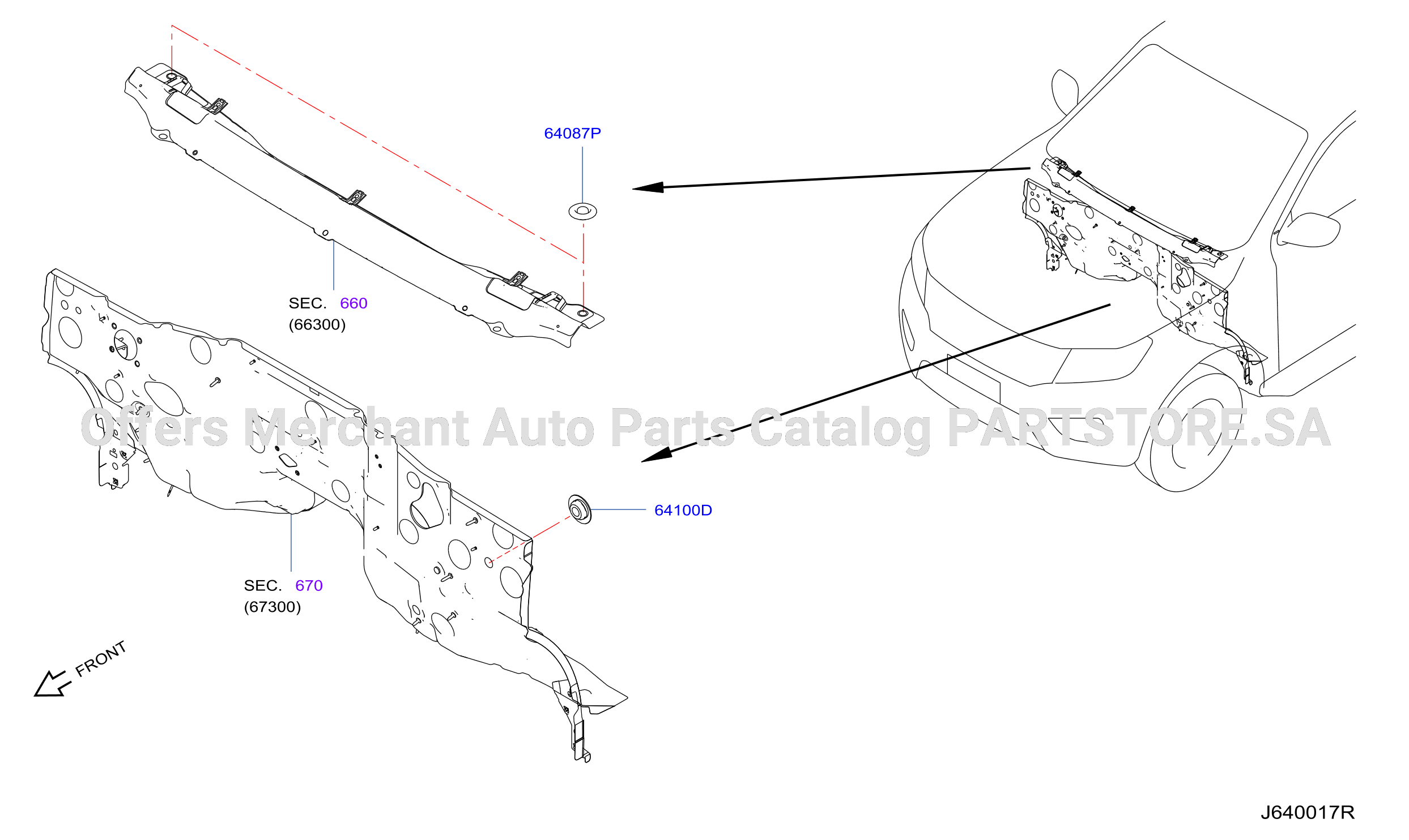 Hood Ledge Fitting Plug